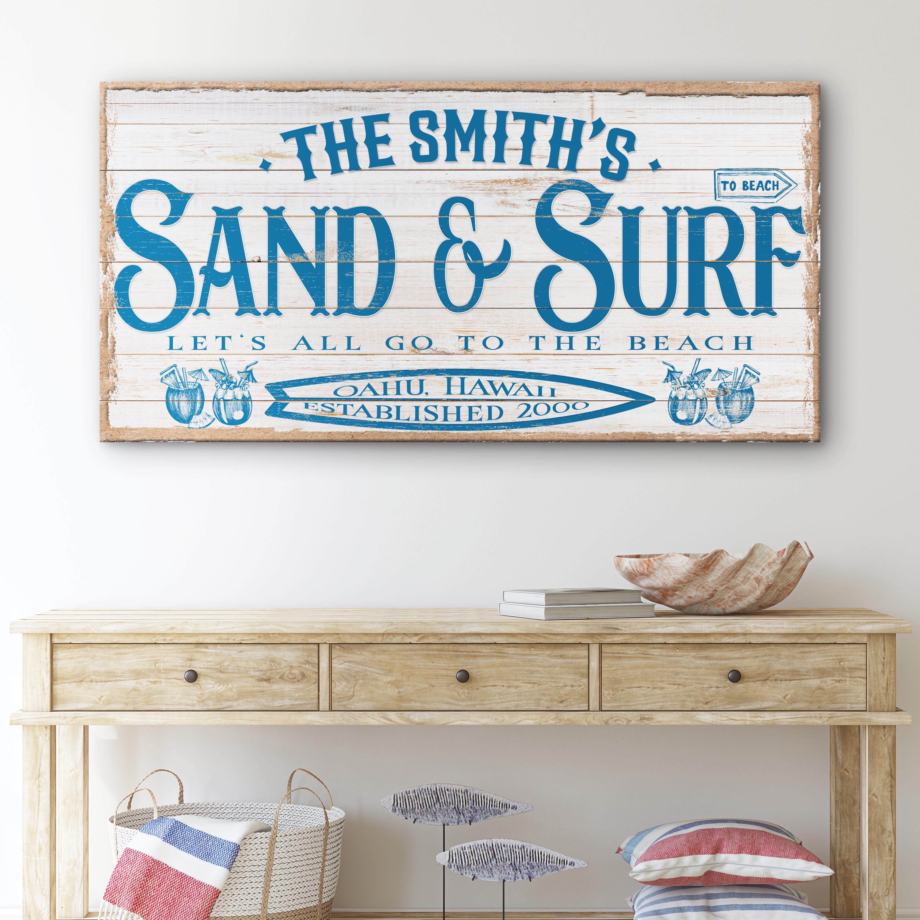 Sand & Surf Sign VIII on sale at MyriadMart