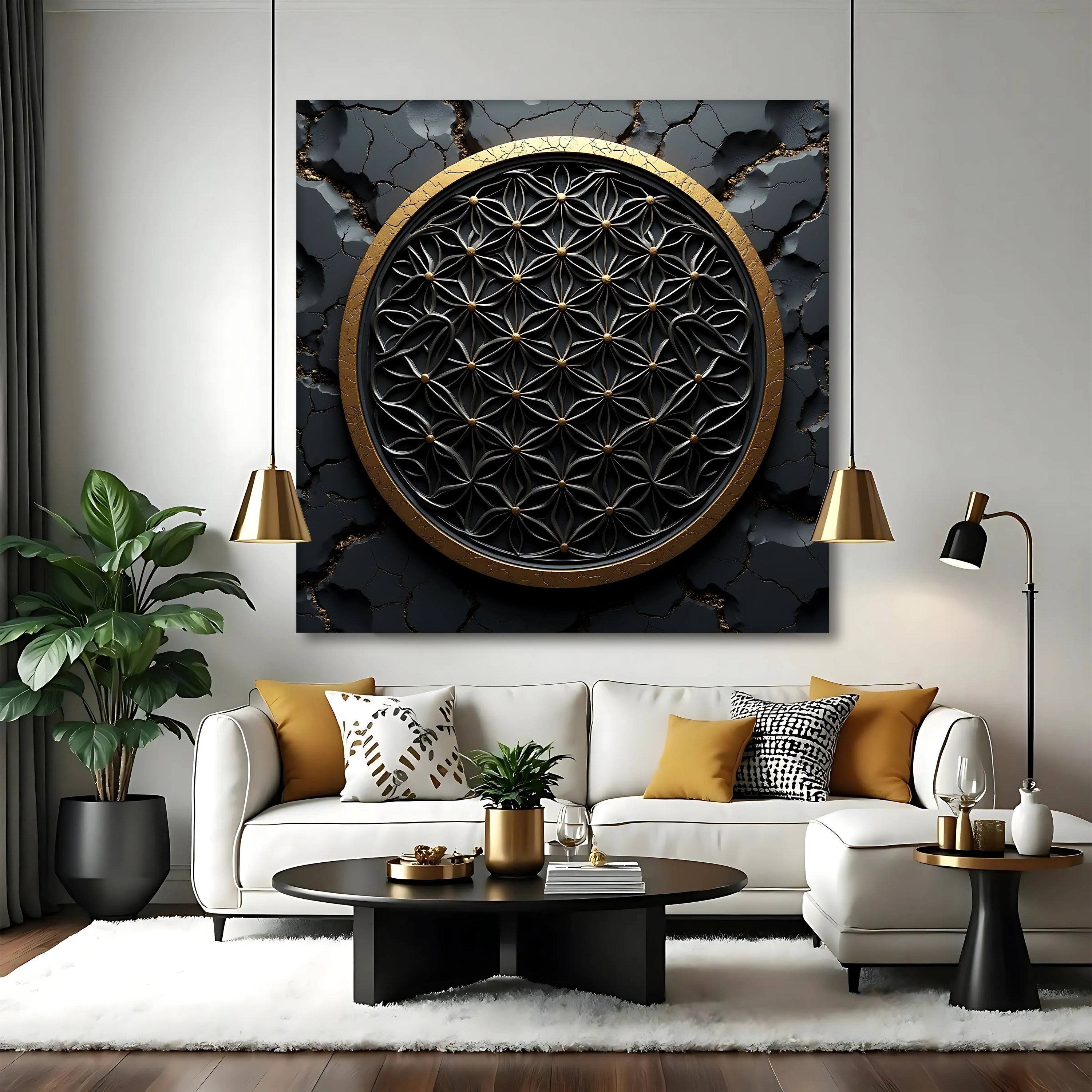 Flower Of Life Wall Art III on sale at MyriadMart