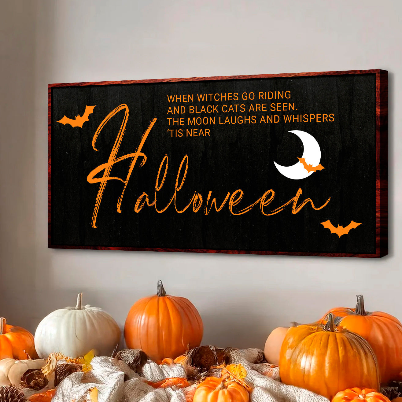 When Witches Halloween Wall Sign on sale at MyriadMart