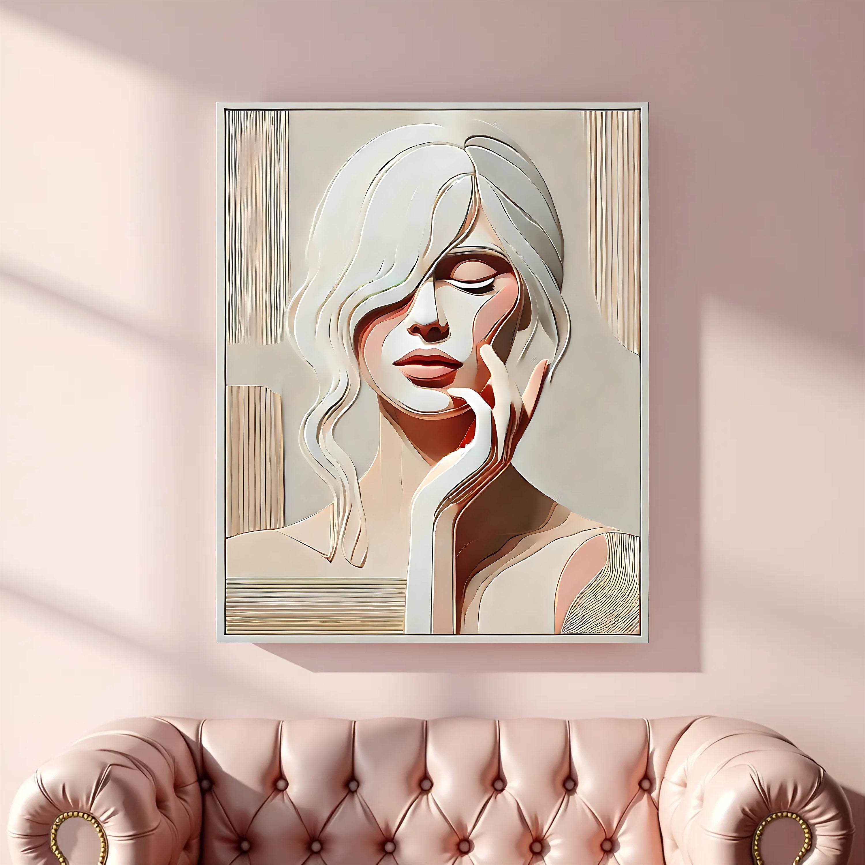 Whispered Contours Abstract Wall Art on sale at MyriadMart