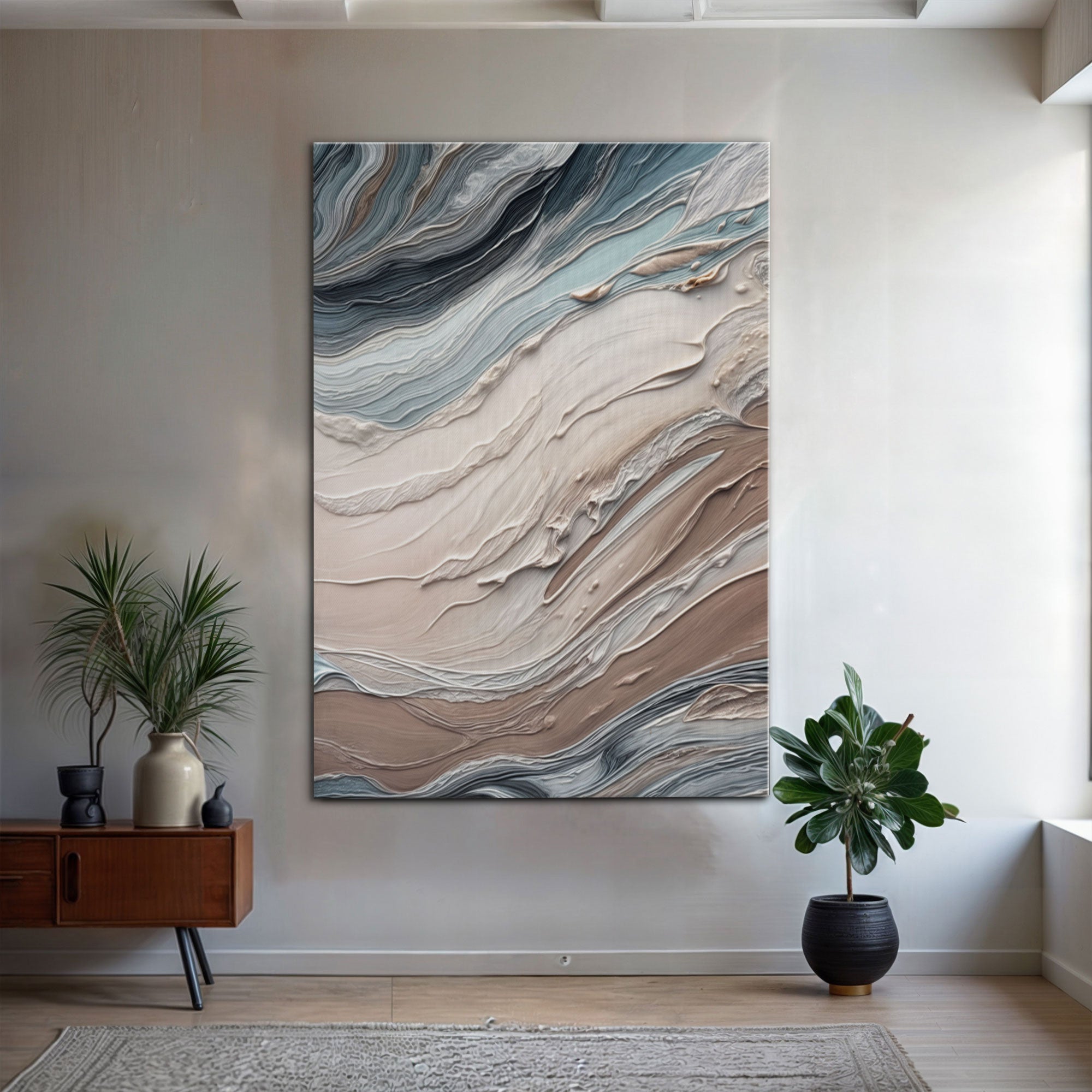Earth Tone Swirls Wall Art on sale at MyriadMart