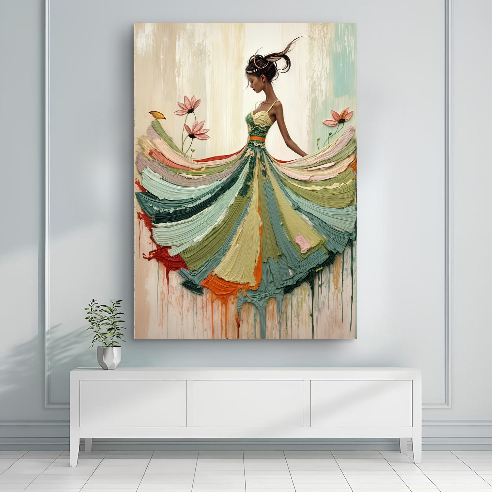 Blooming Modern Abstract Wall Art on sale at MyriadMart