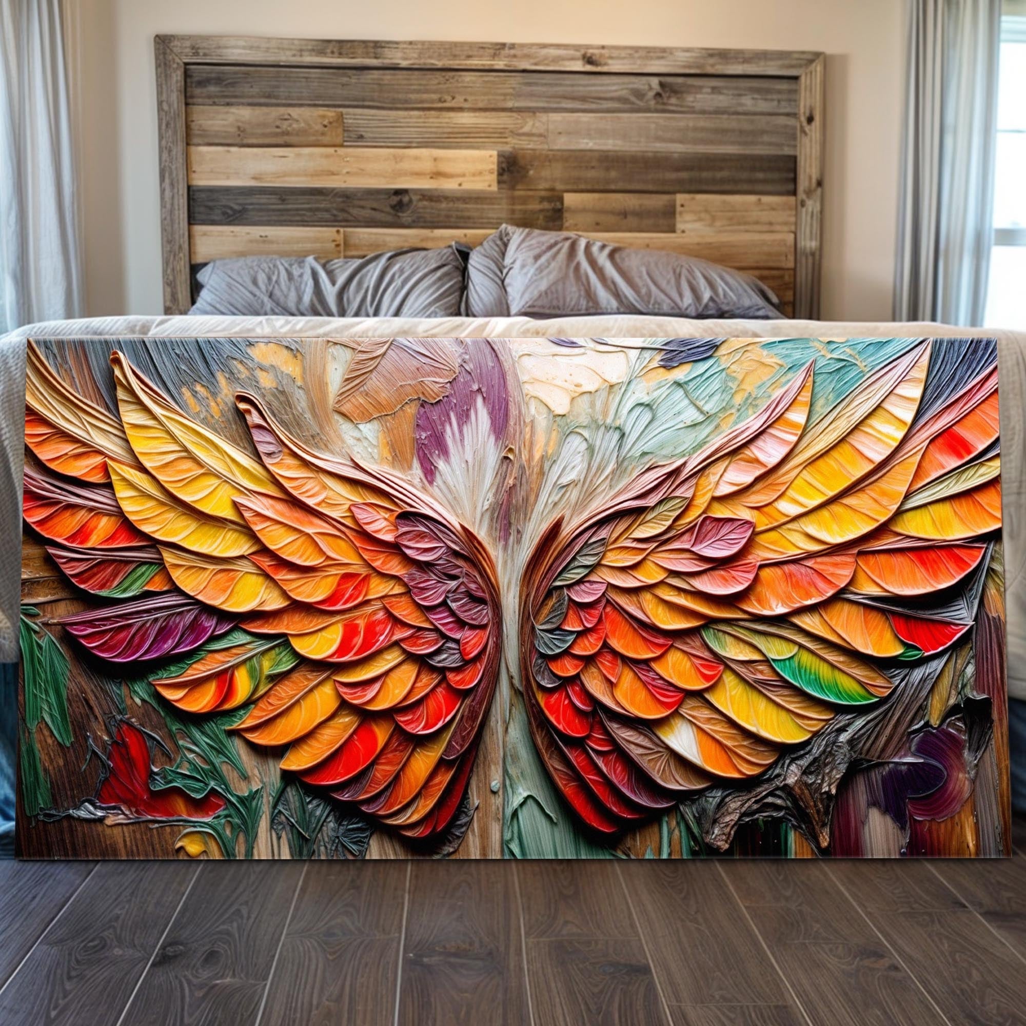 Wings Of Ascension Impasto Wall Art on sale at MyriadMart