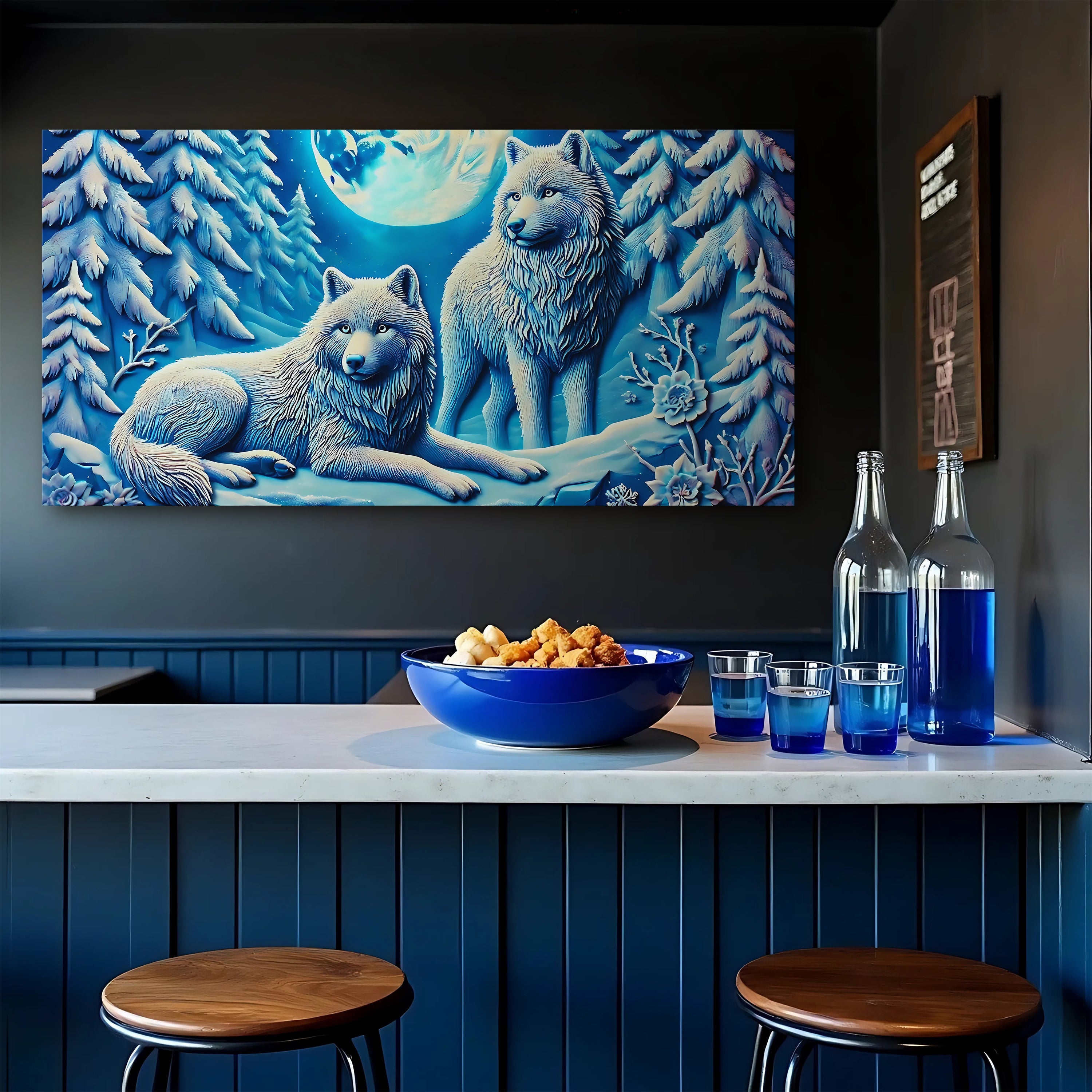 3D Wolves Wall Art V on sale at MyriadMart