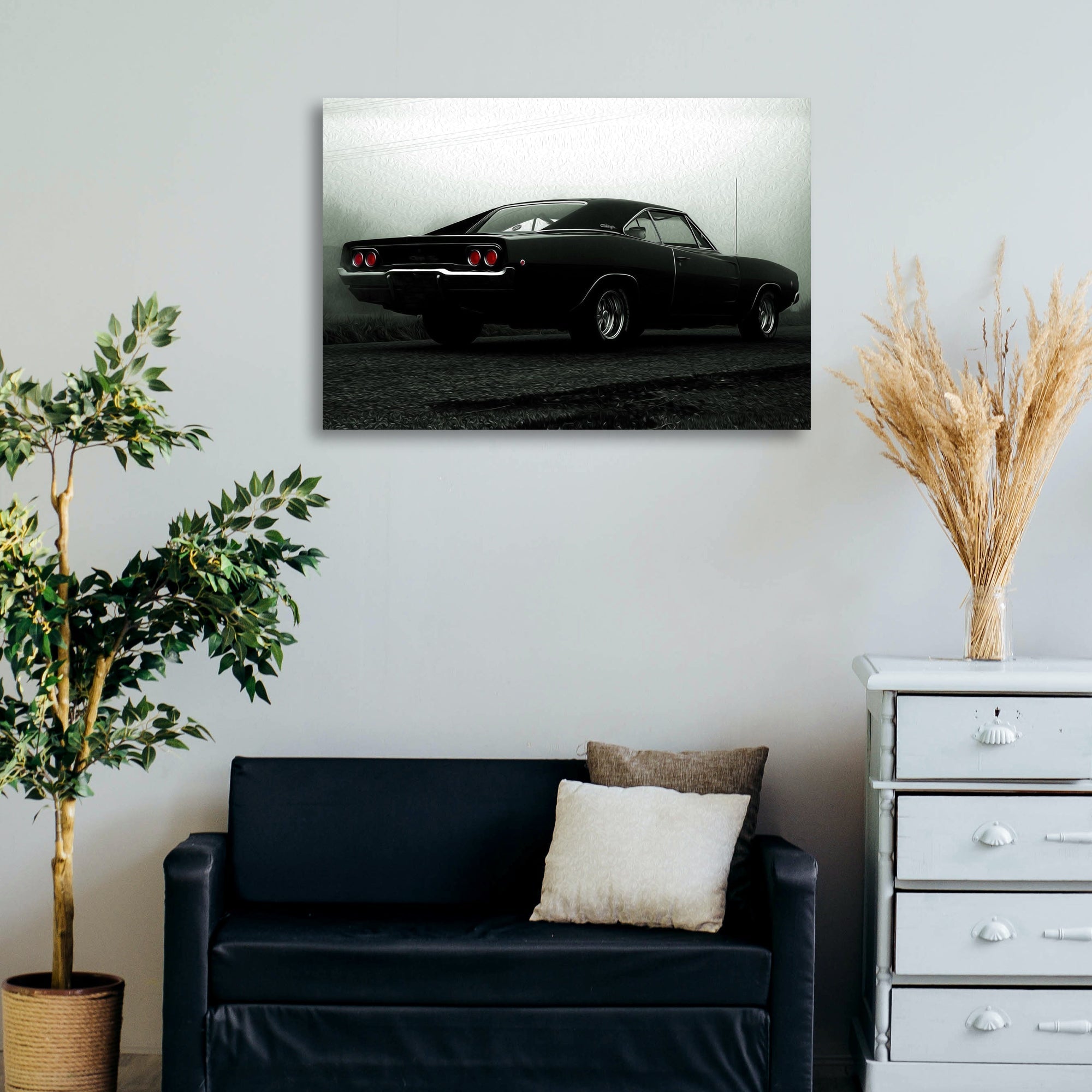 Race Car Vintage Canvas Wall Art on sale at MyriadMart