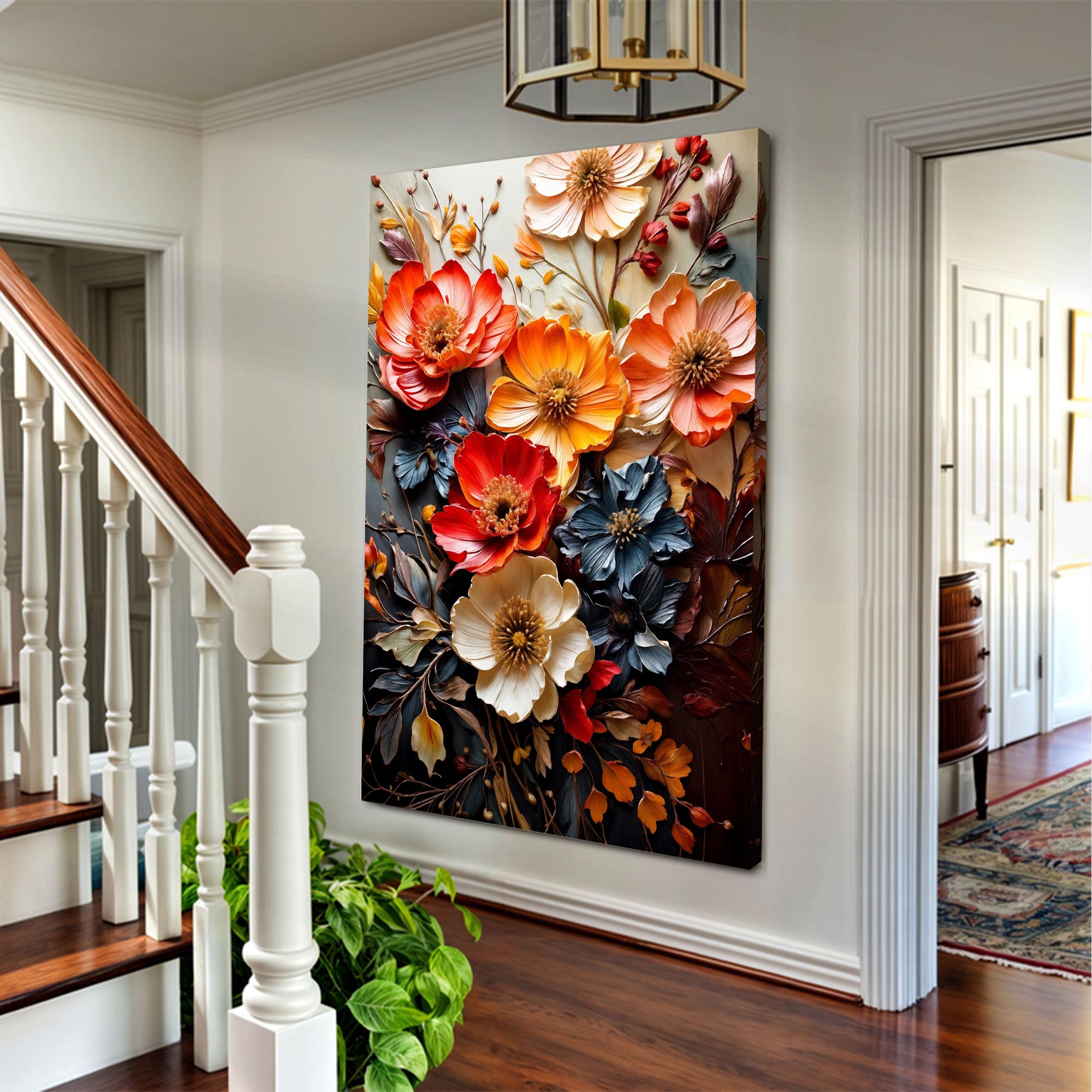 Blooming Garden Rhapsody Impasto Wall Art on sale at MyriadMart