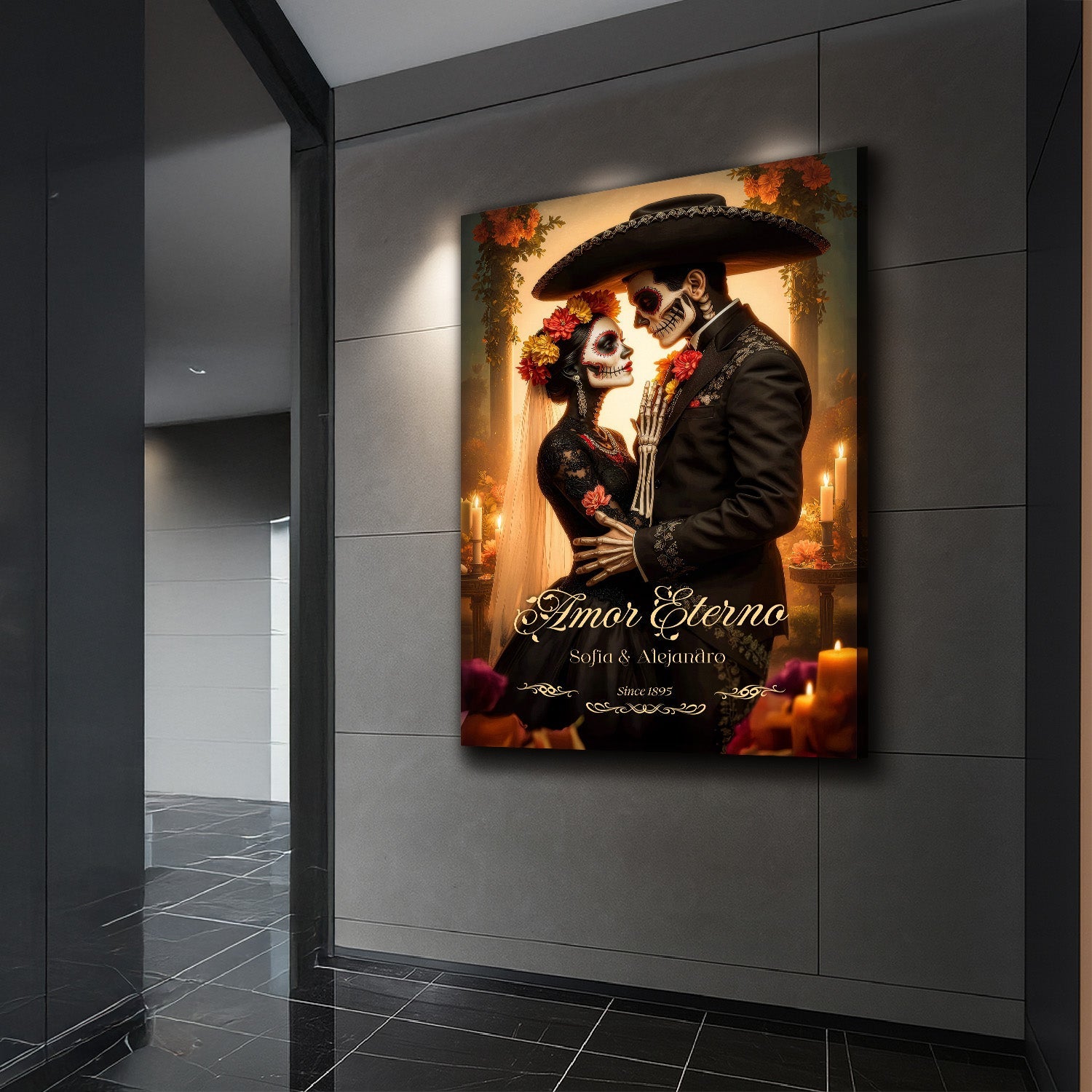 Personalized Eternal Love Halloween Sign on sale at MyriadMart