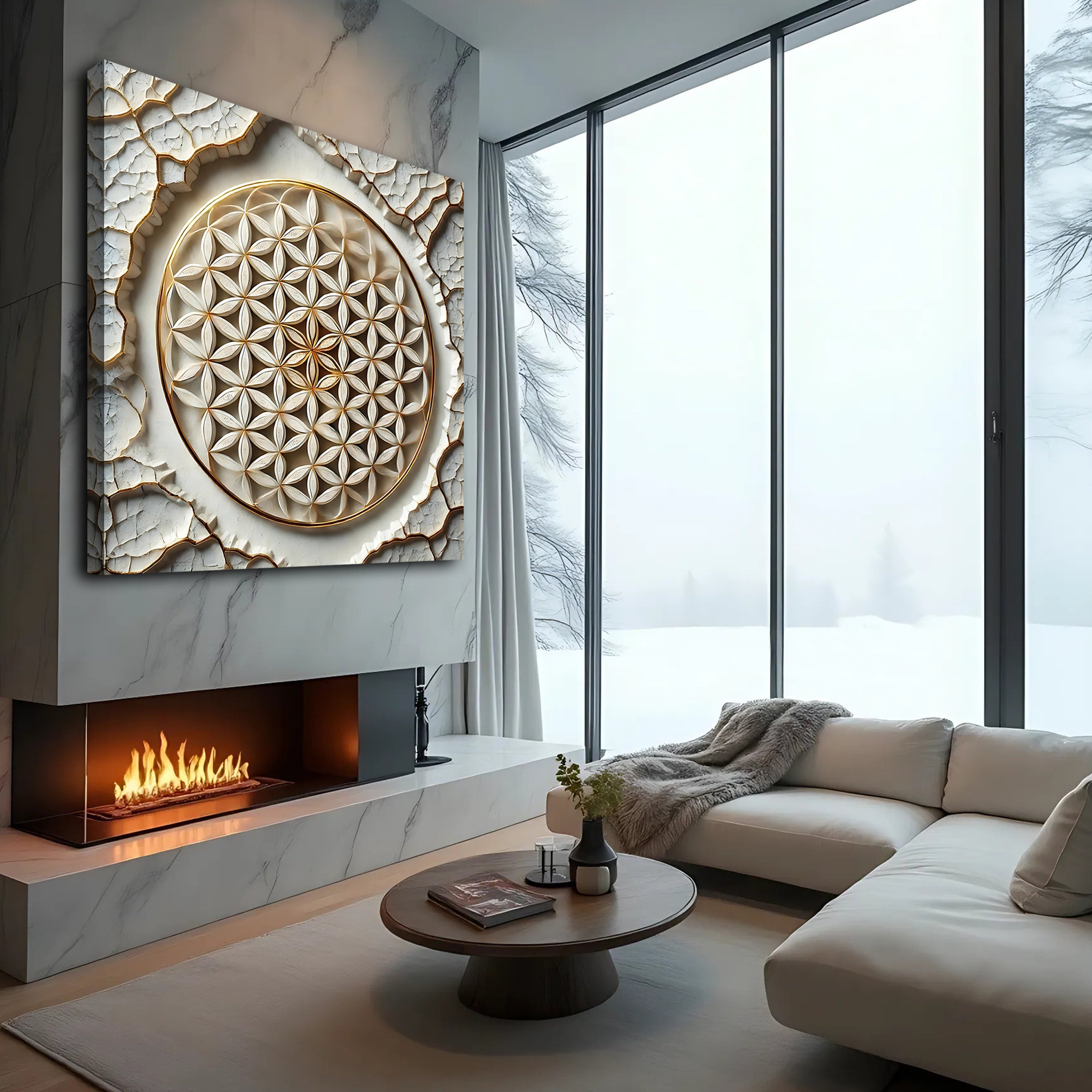 Flower Of Life Wall Art VI on sale at MyriadMart