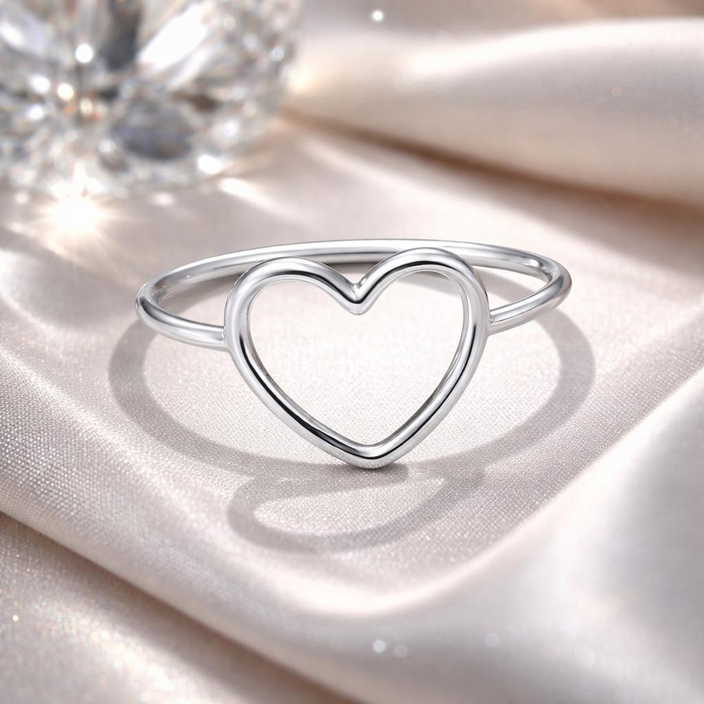 925 Sterling Silver Plated Platinum Ring Size 6.0 for Women on sale at MyriadMart