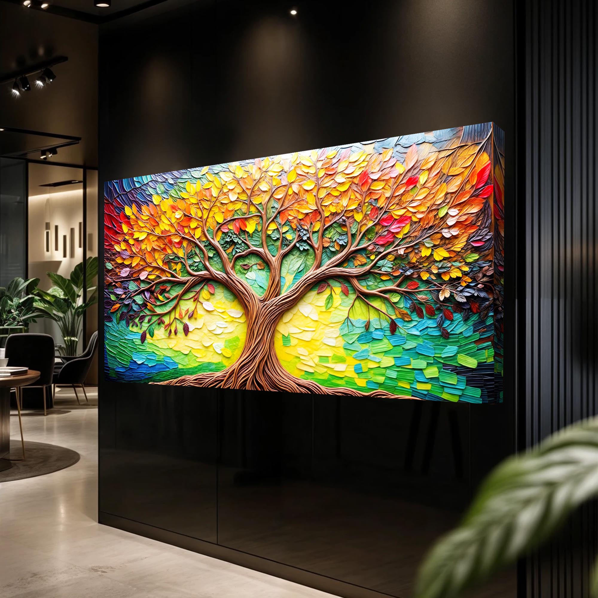 Tree Of Life Impasto Wall Art on sale at MyriadMart