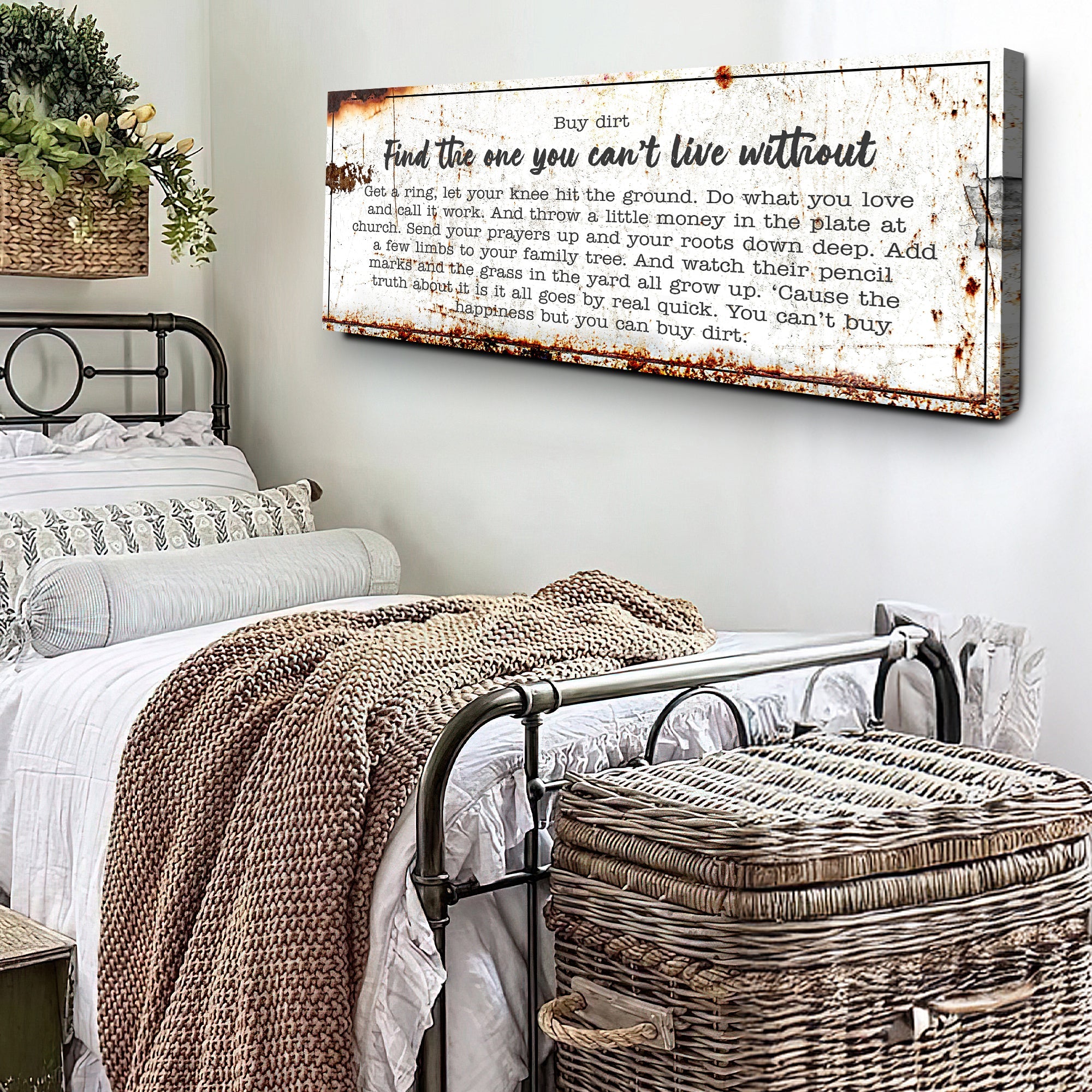 Find The One You Can't Live Without Family Sign on sale at MyriadMart