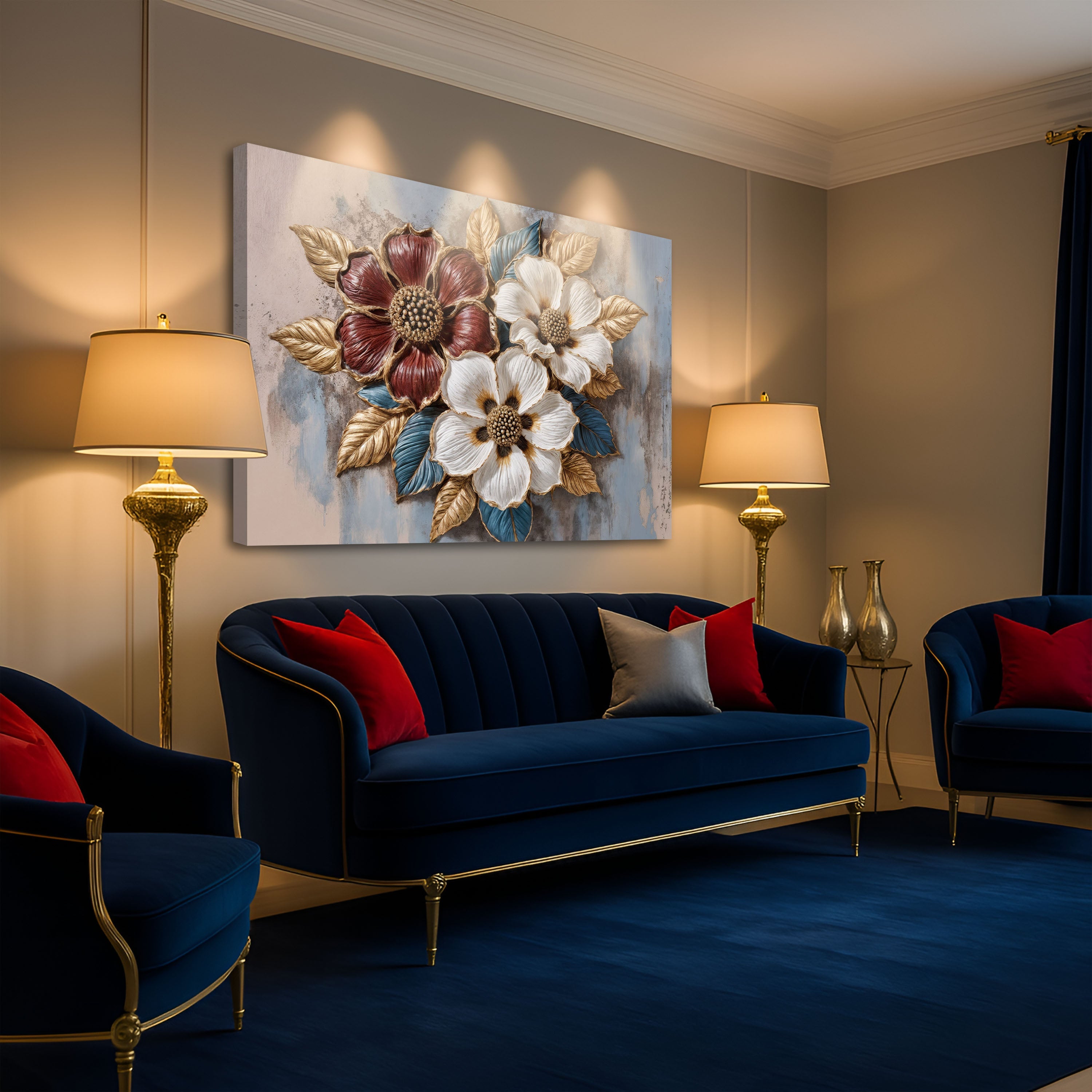 Floral Symphony Wall Art II on sale at MyriadMart