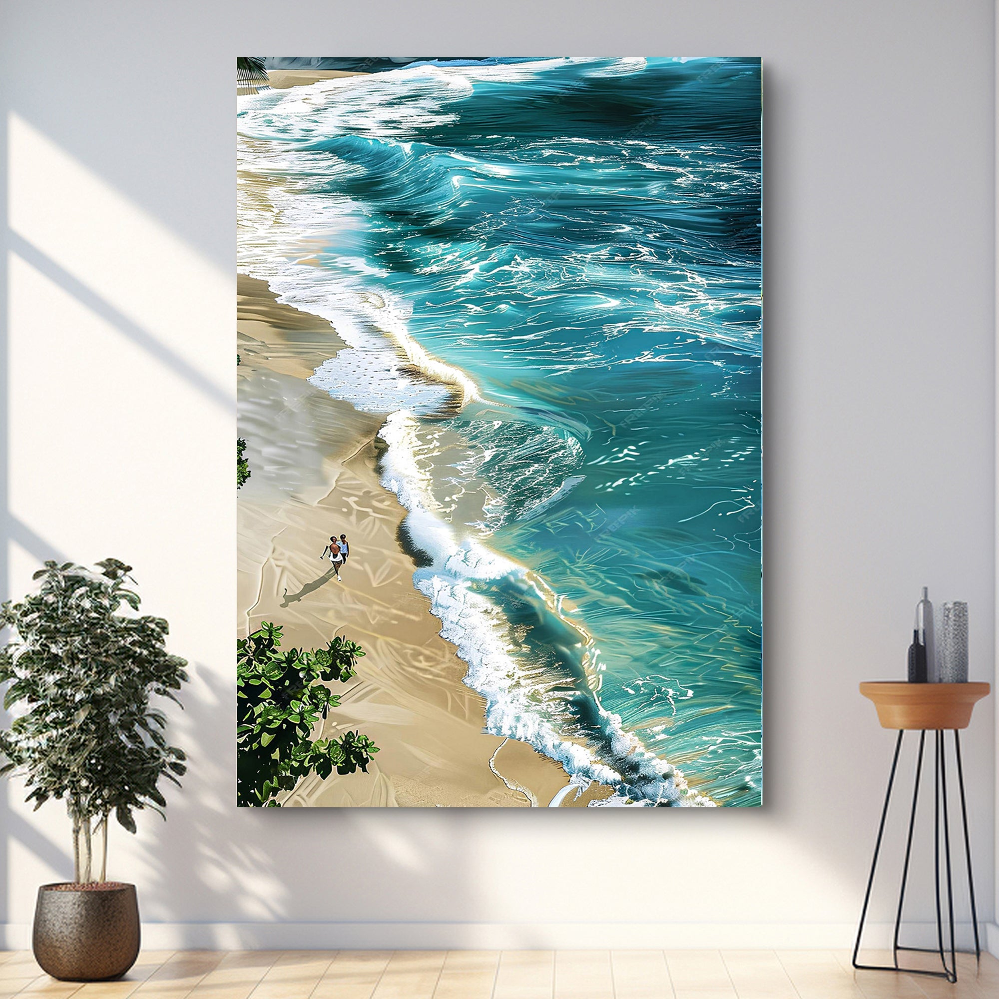Beachfront Painting Coastal Wall Art II on sale at MyriadMart