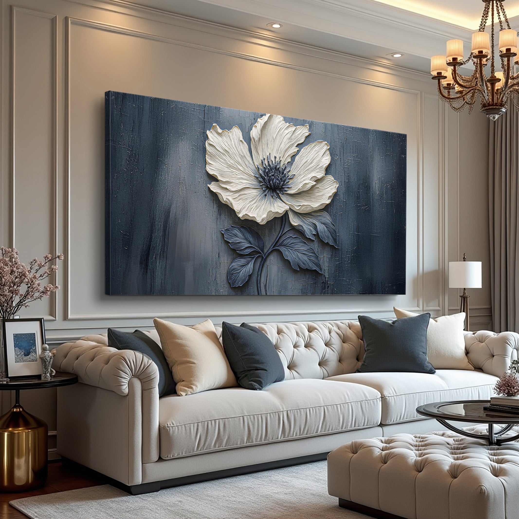 Floral Clay Relief Wall Art on sale at MyriadMart