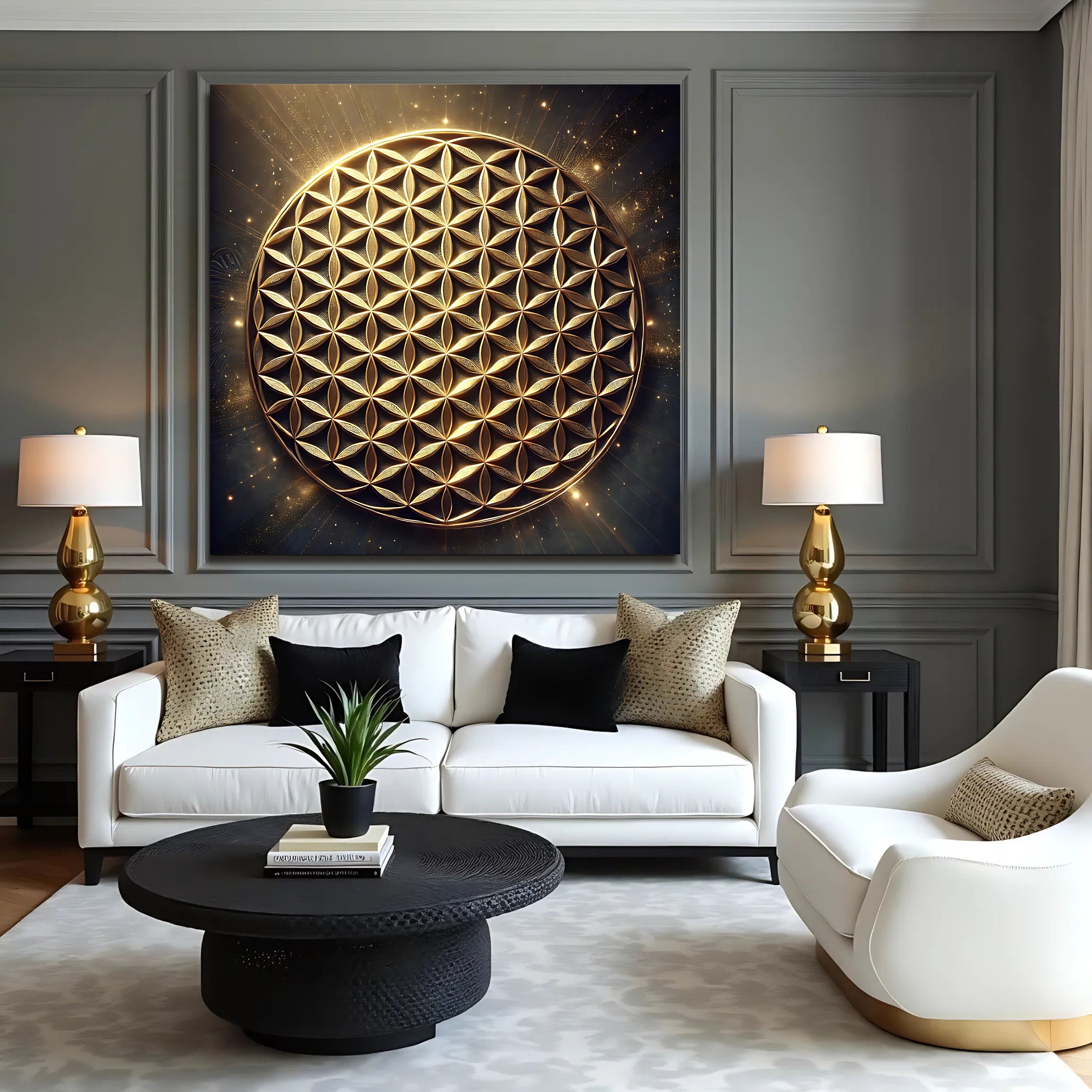 Flower Of Life Wall Art V on sale at MyriadMart