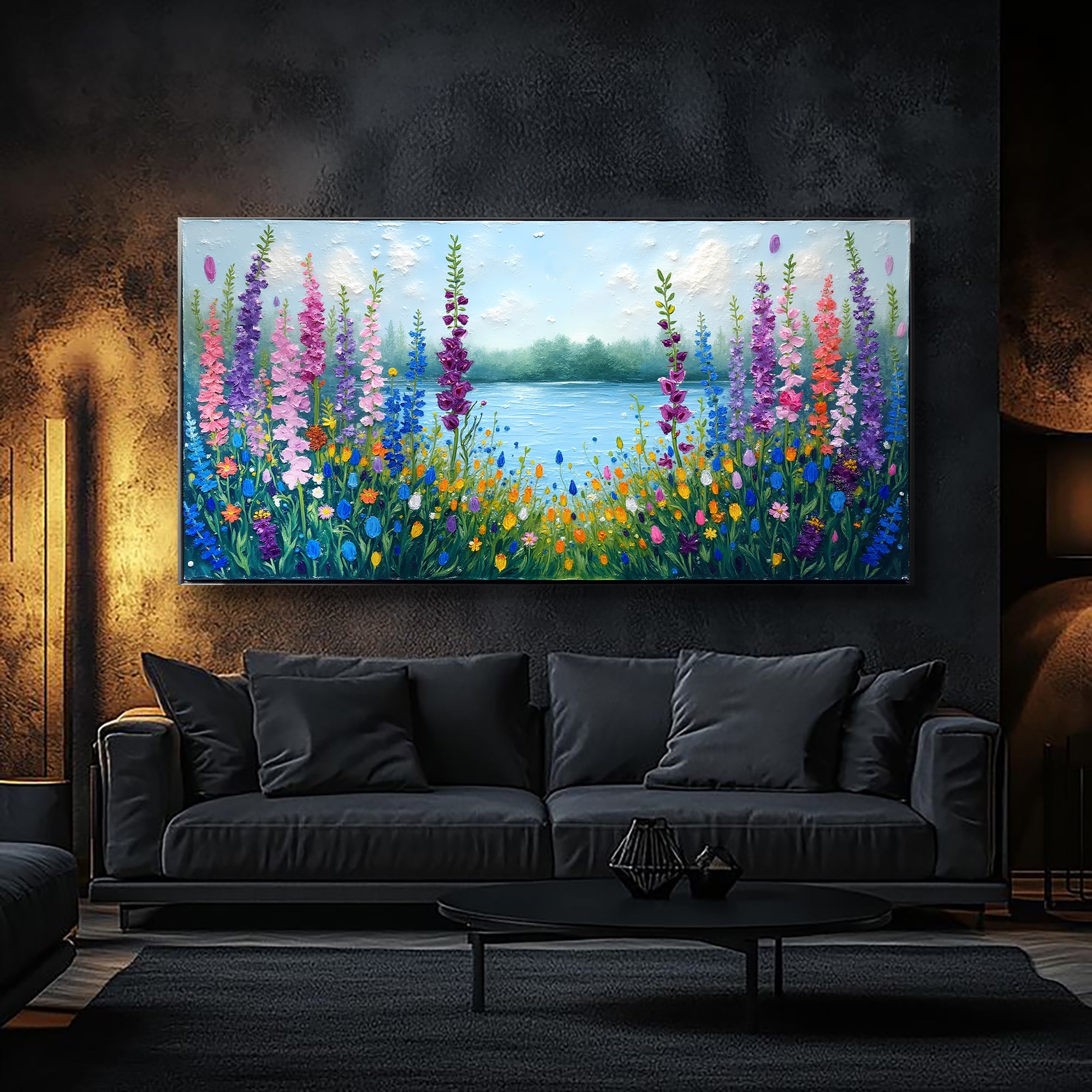 Alphine Meadow Impasto Wall Art on sale at MyriadMart