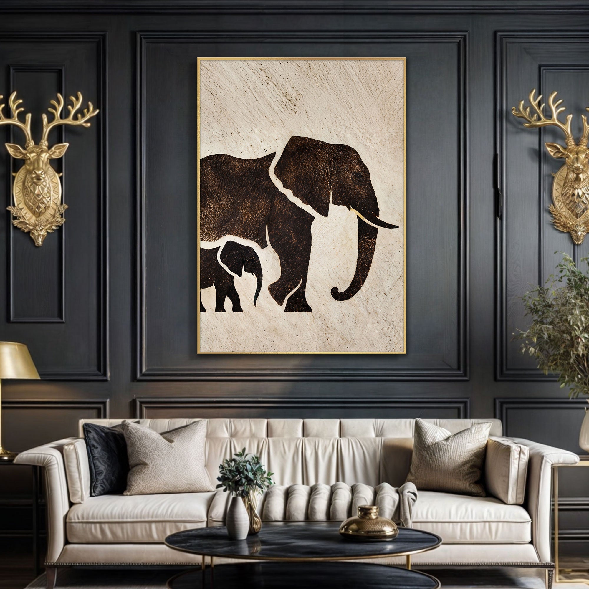 Elephant Heritage Wall Art on sale at MyriadMart