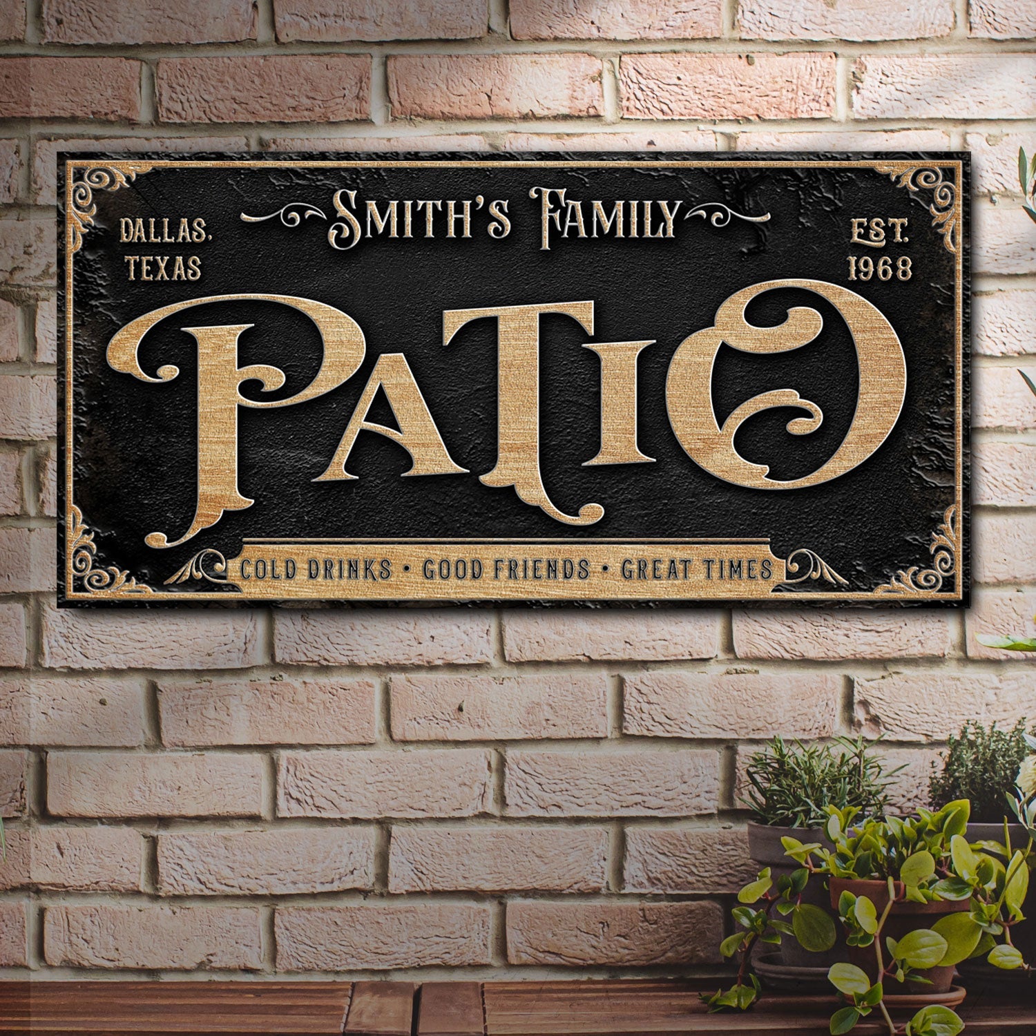 Personalized Patio Sign II on sale at MyriadMart