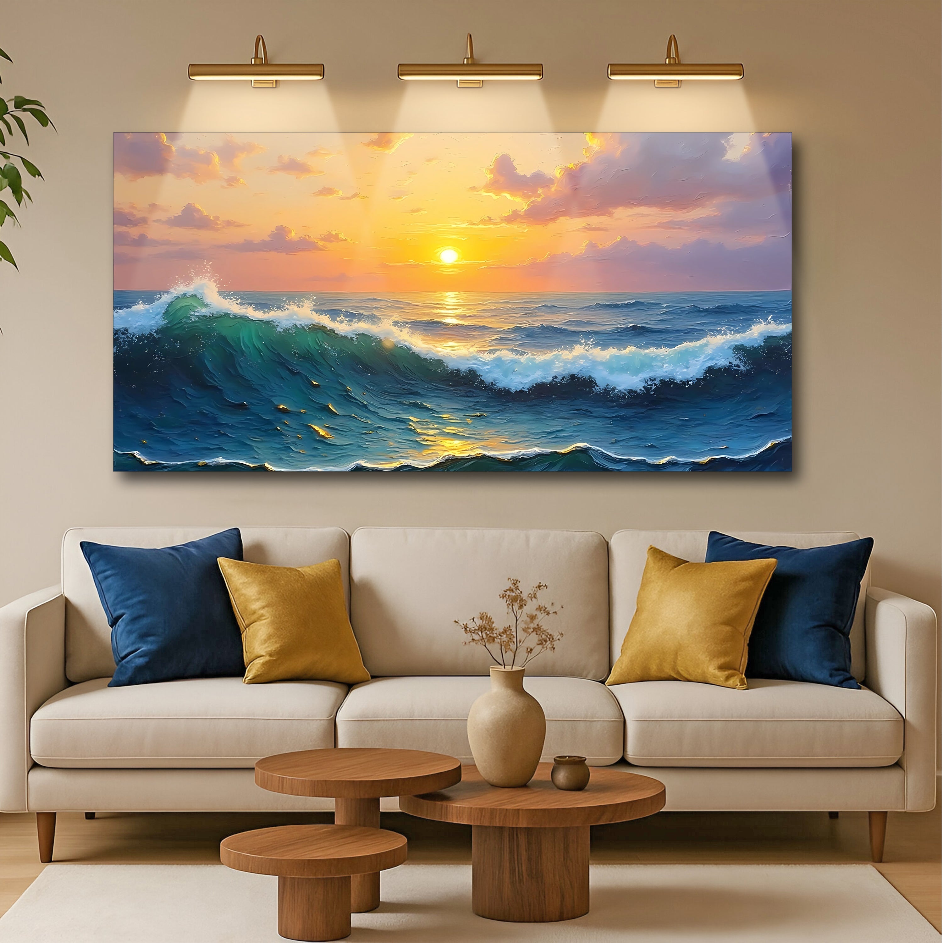 Waterscape Abstract Wall Art XII on sale at MyriadMart