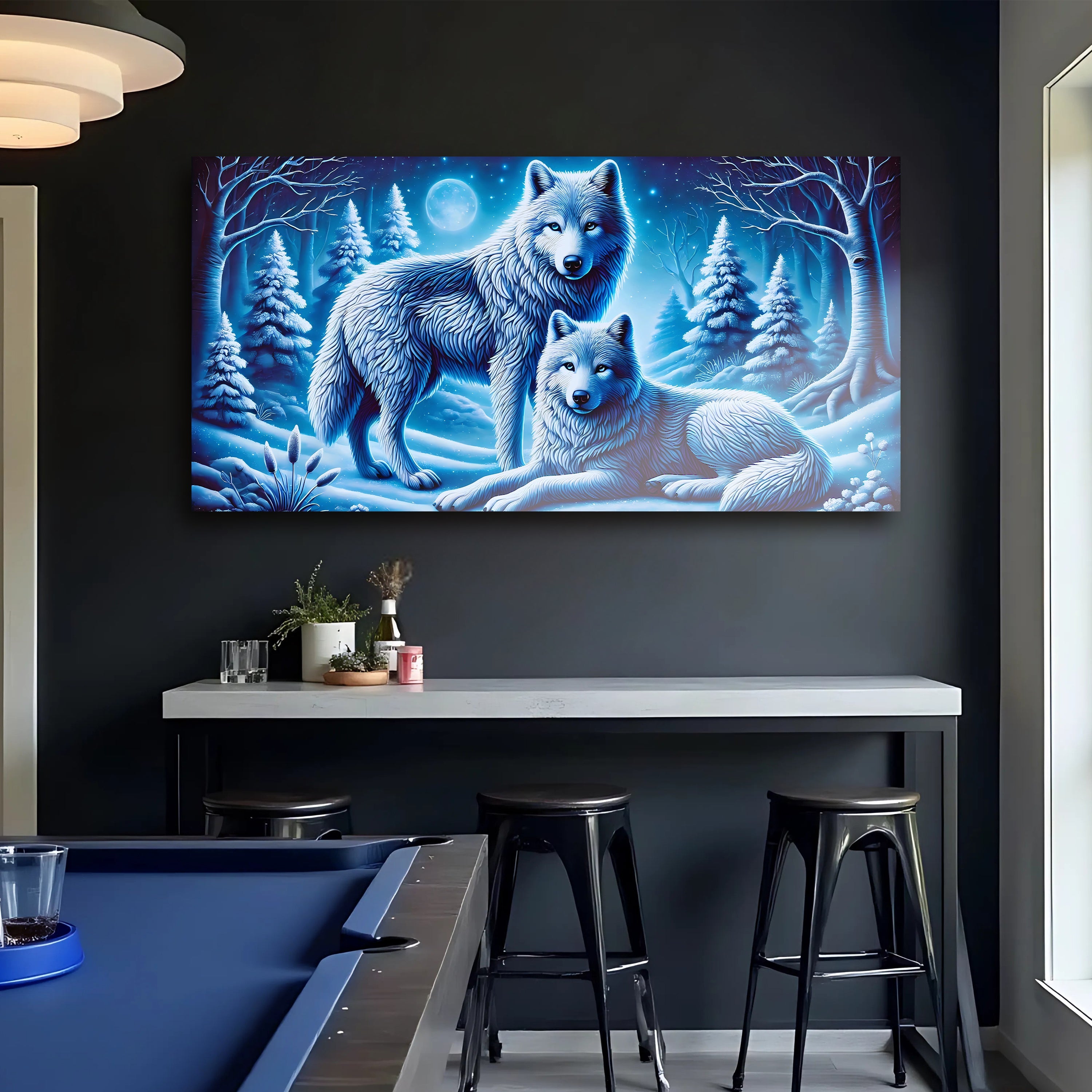 3D Wolves Wall Art II on sale at MyriadMart