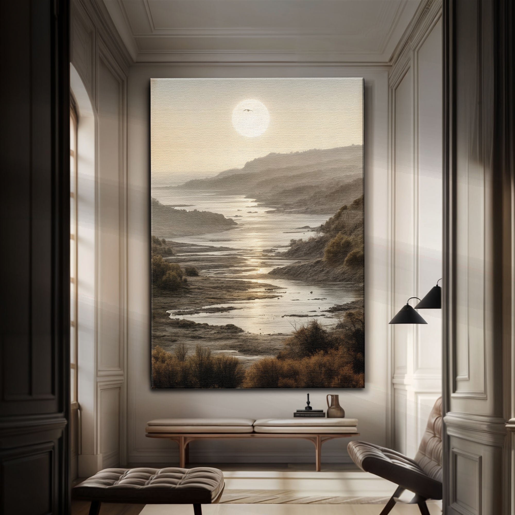 Misty Shores Coastal Impasto Wall Art on sale at MyriadMart