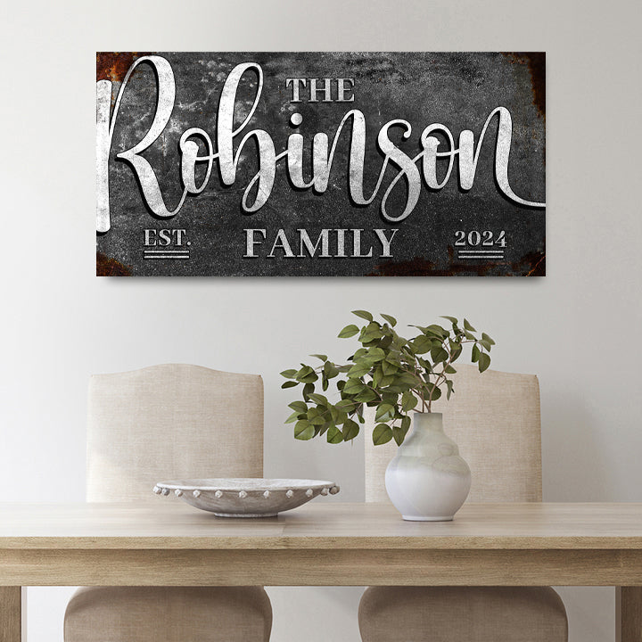 Personalized Family Sign on sale at MyriadMart