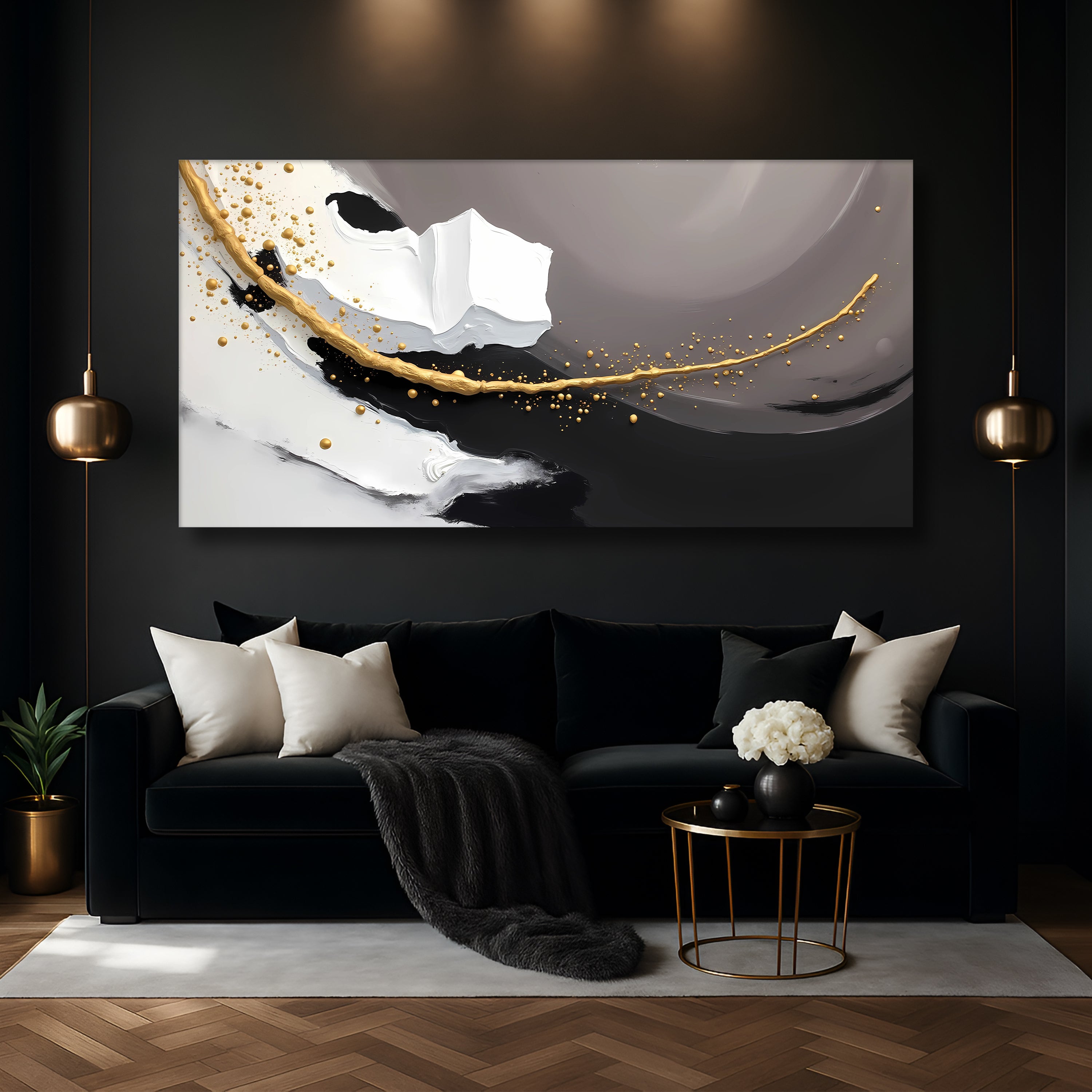 Wave Abstract Wall Art on sale at MyriadMart