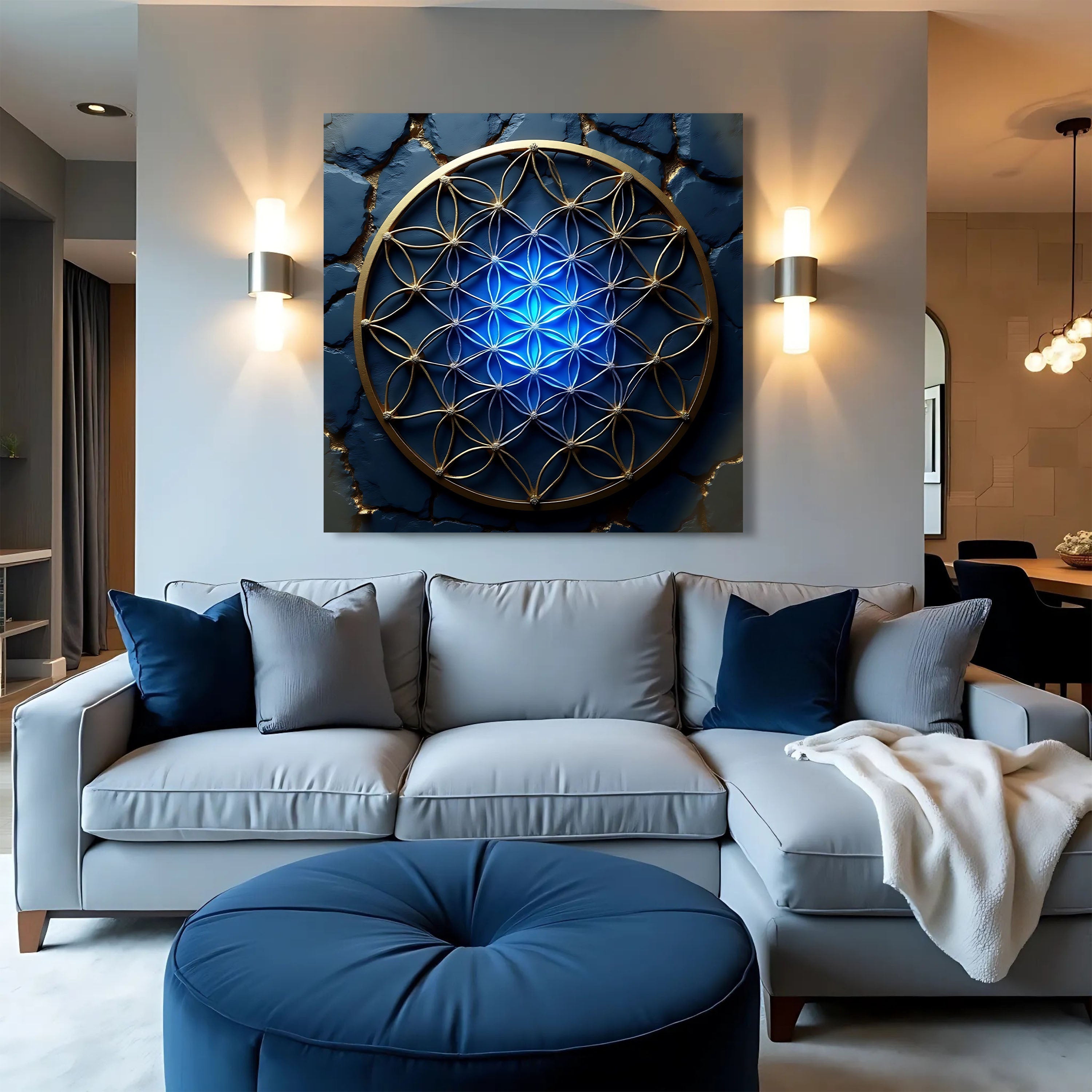 Flower Of Life Wall Art II on sale at MyriadMart