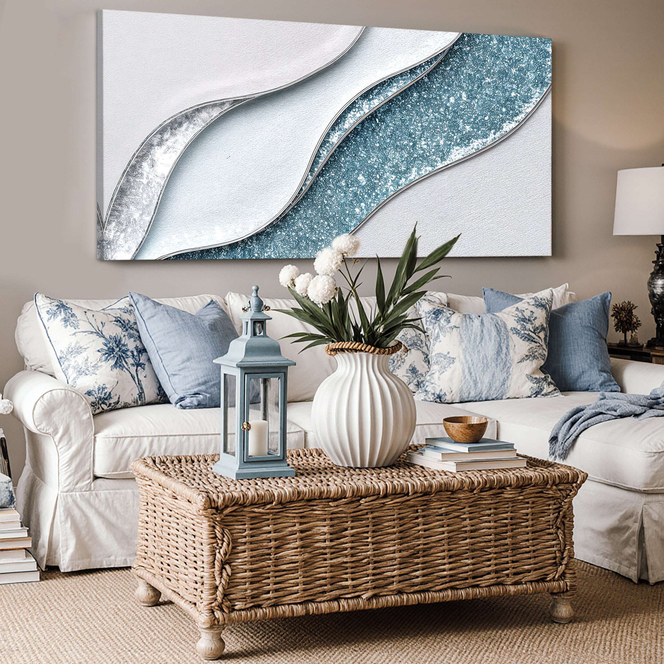 Lighter Waves Wall Art on sale at MyriadMart