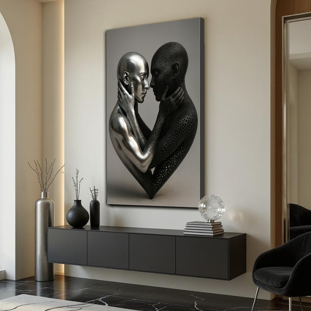 Eternal Love Figure Abstract Wall Art VIII on sale at MyriadMart