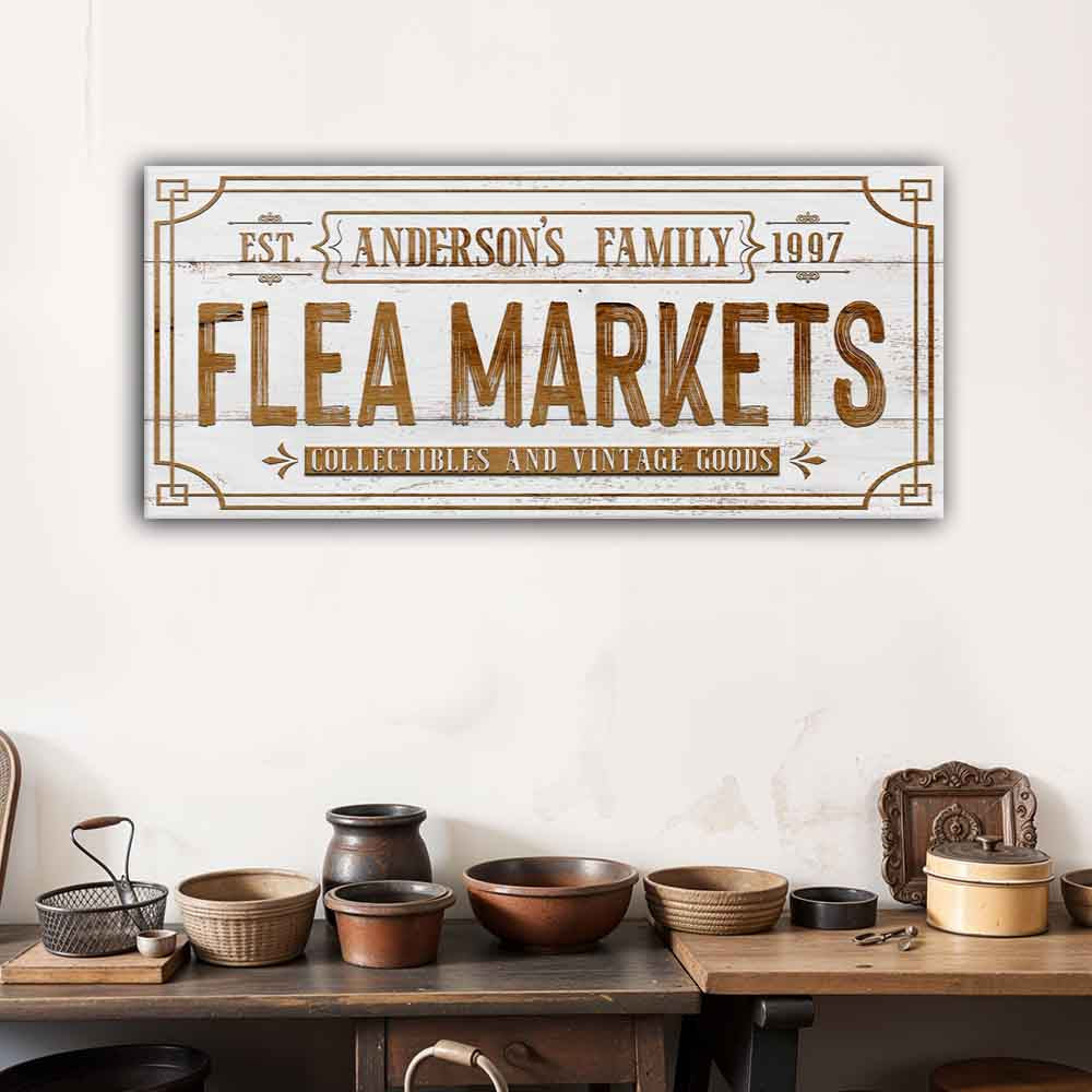 Family Flea Market Sign II on sale at MyriadMart