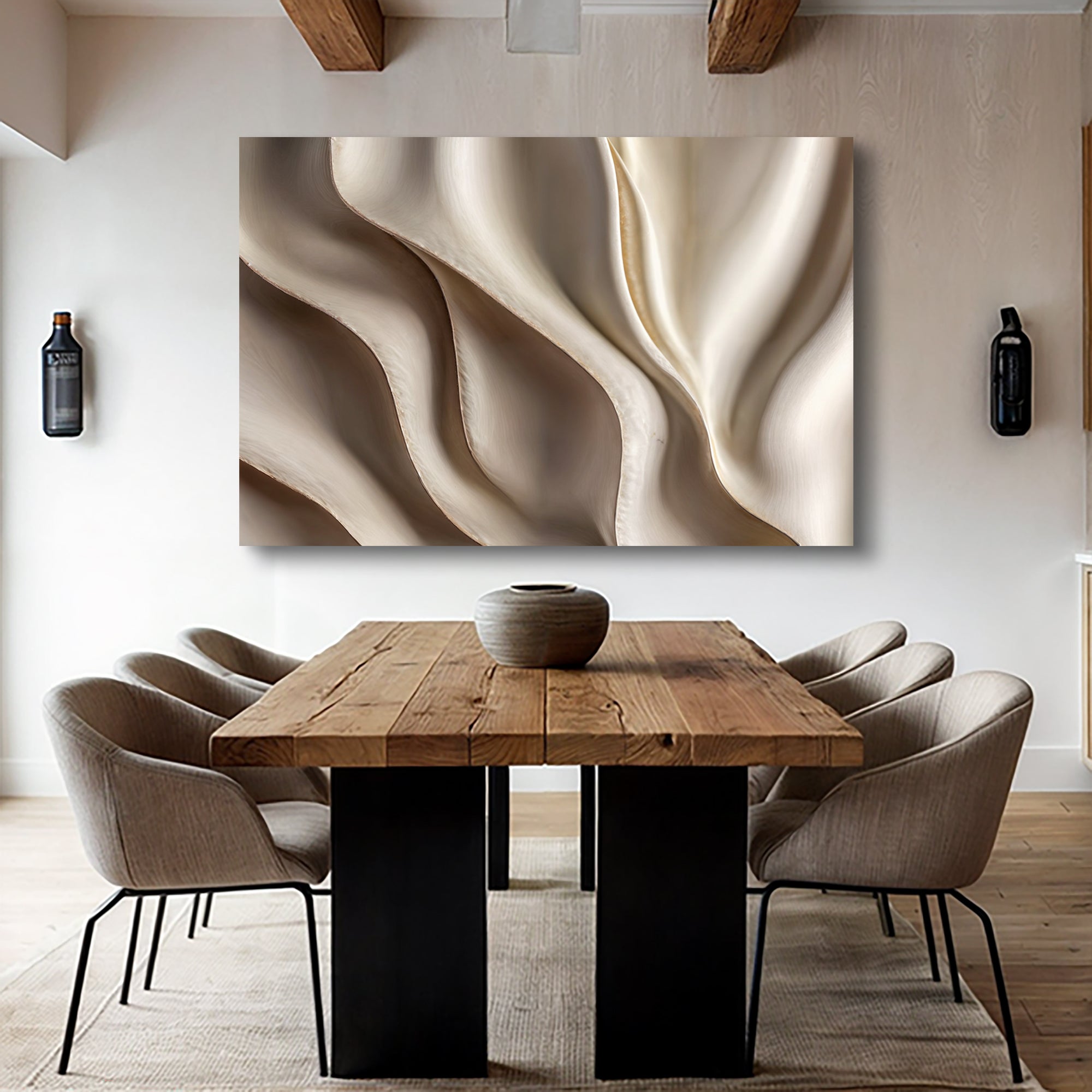 Beyond the Surface – 3D Abstract Waves Wall Art on sale at MyriadMart