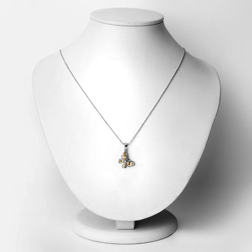 0.62 Carat Genuine Citrine .925 Sterling Silver Pendant on sale at MyriadMart