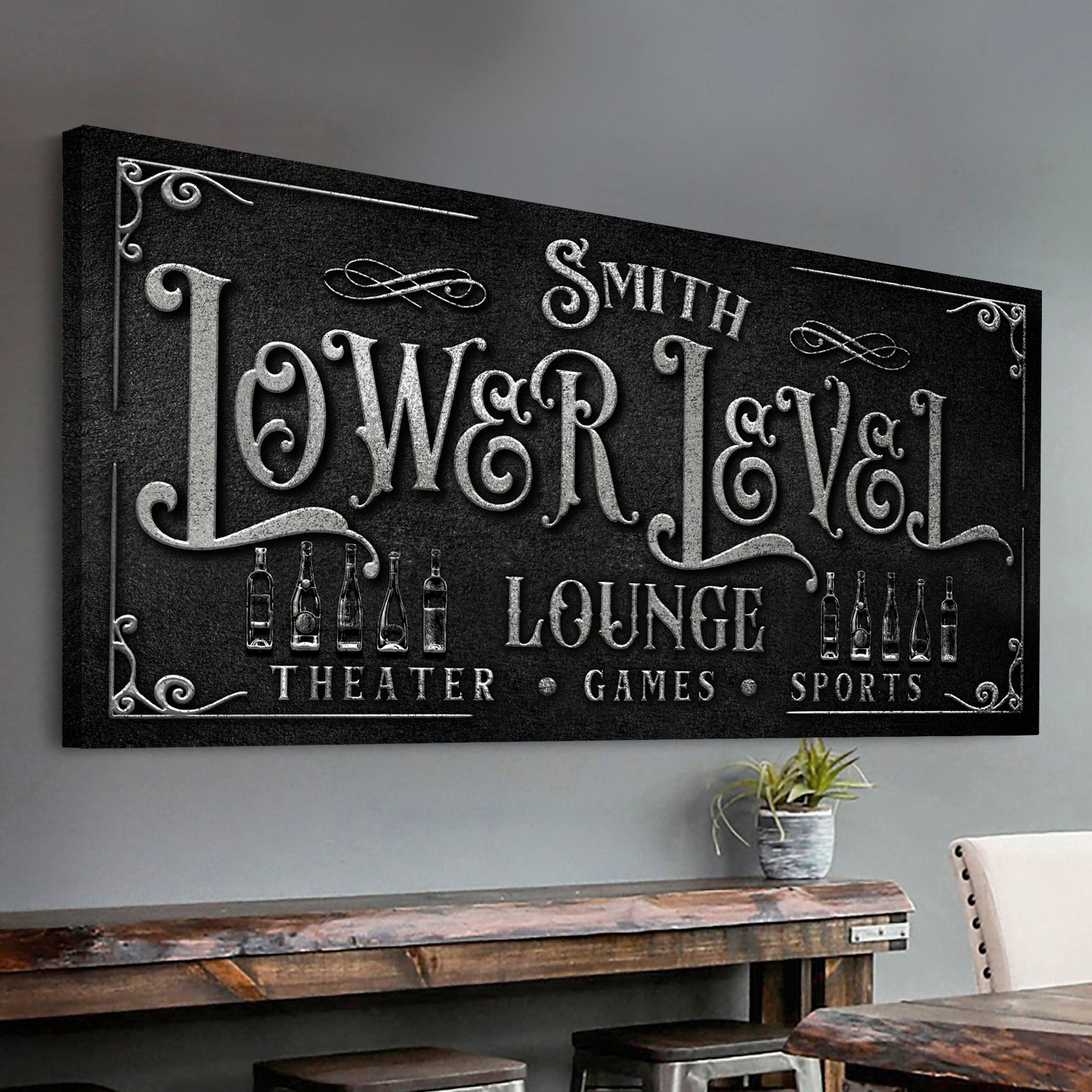 Personalized Lower Level Sign on sale at MyriadMart