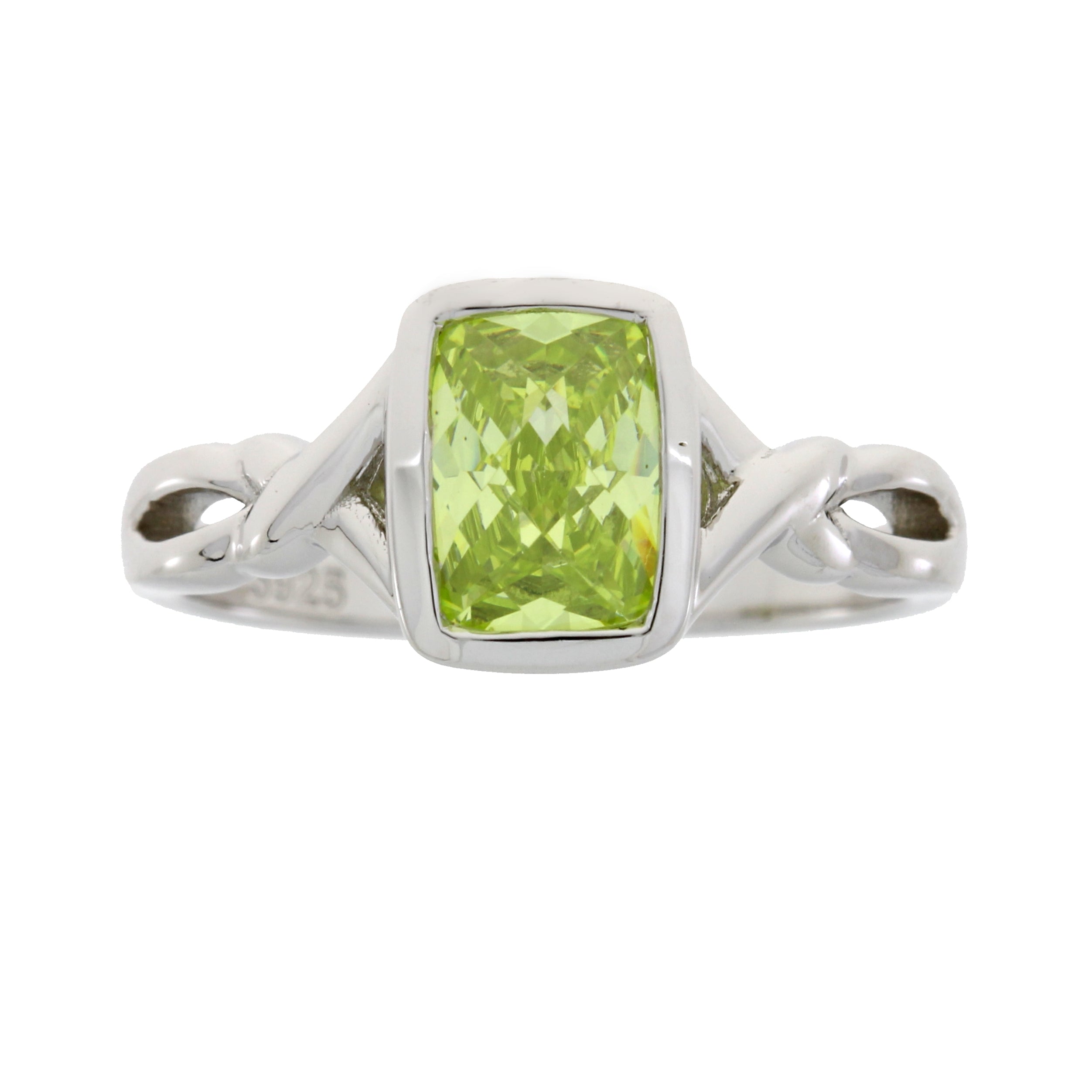 Cubic Zirconium Ring Sterling Silver on sale at MyriadMart