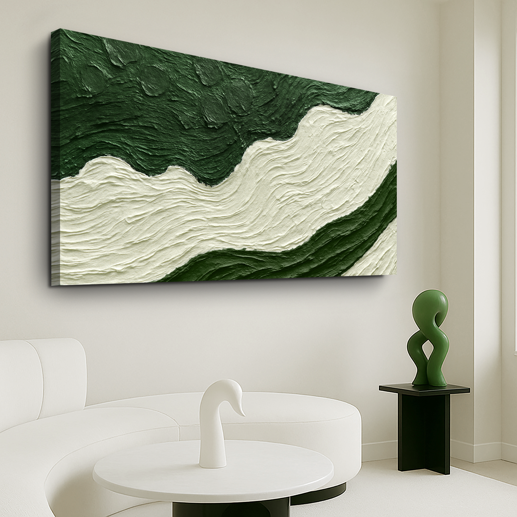 Green Rivers Abstract Wall Art VII on sale at MyriadMart