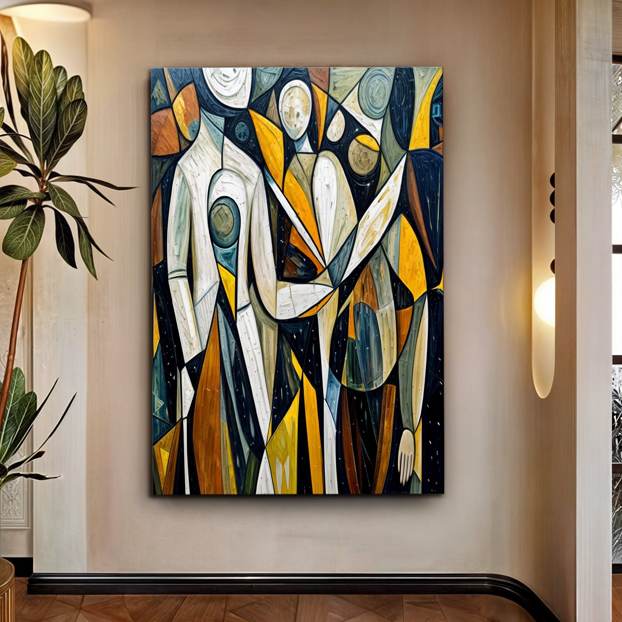 Abstract Human Connection Wall Art on sale at MyriadMart