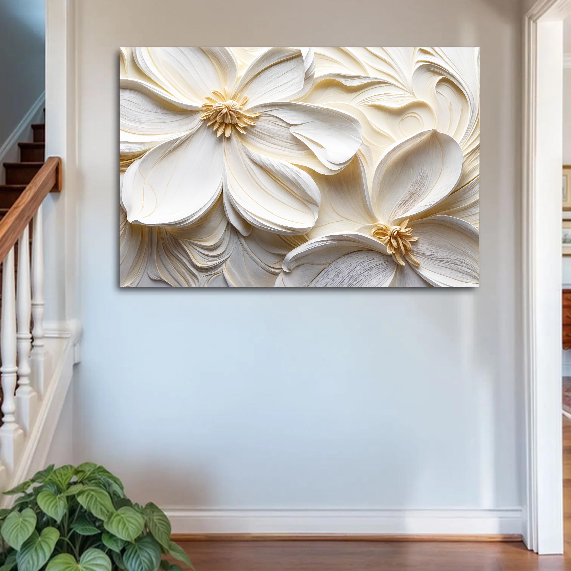 3D Minimalist Flower Wall Art II on sale at MyriadMart