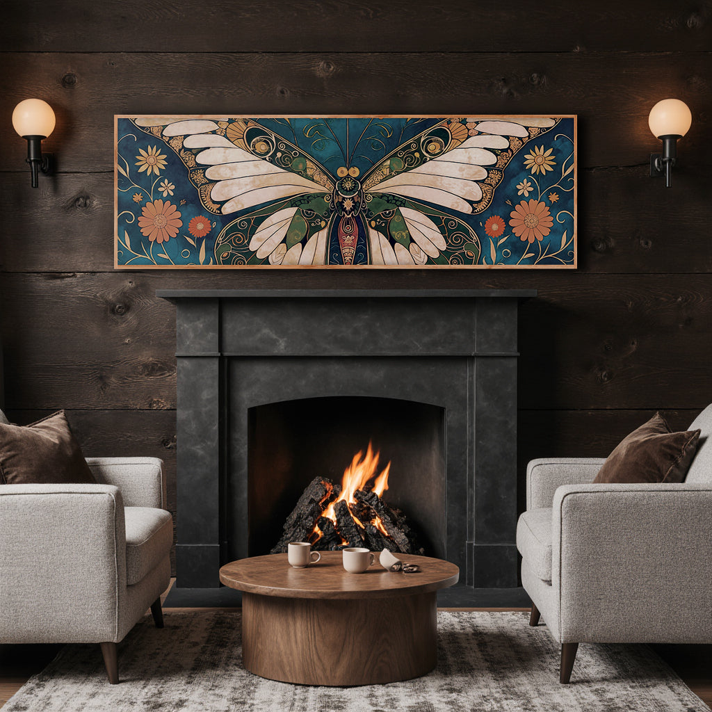 Abstract Vintage Butterfly Wall Art on sale at MyriadMart