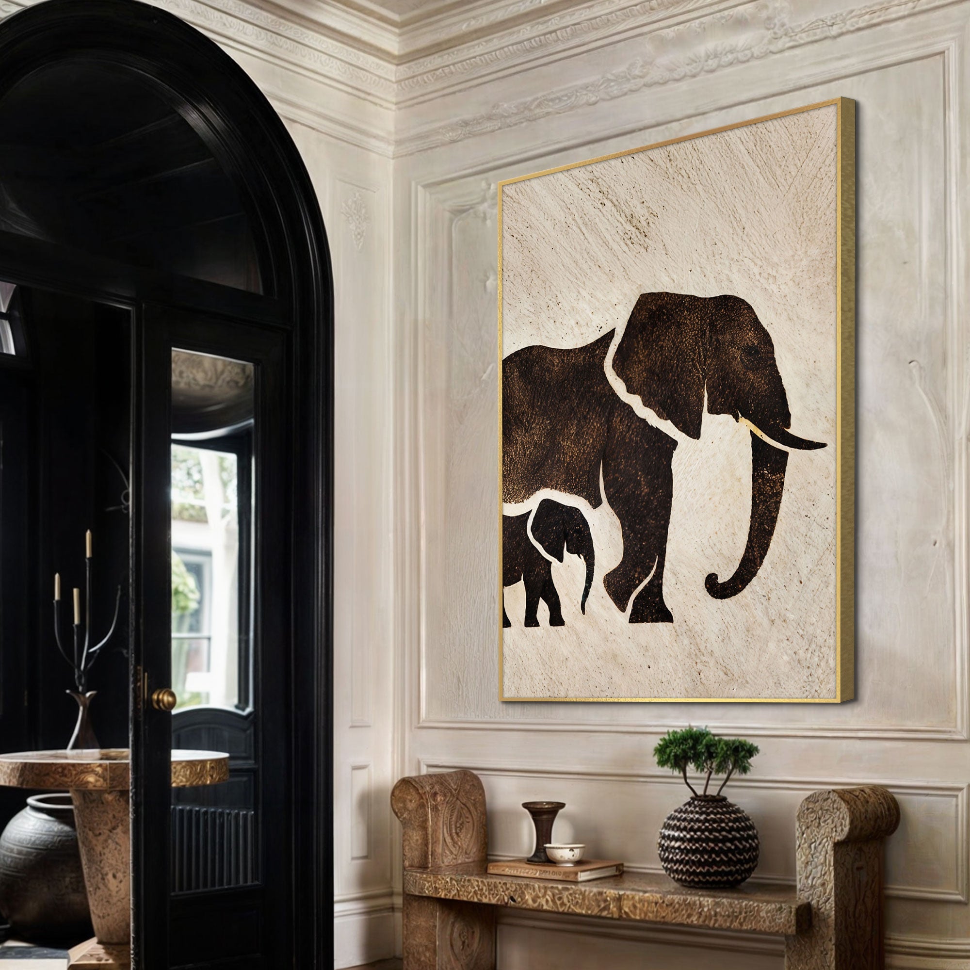 Elephant Heritage Wall Art on sale at MyriadMart