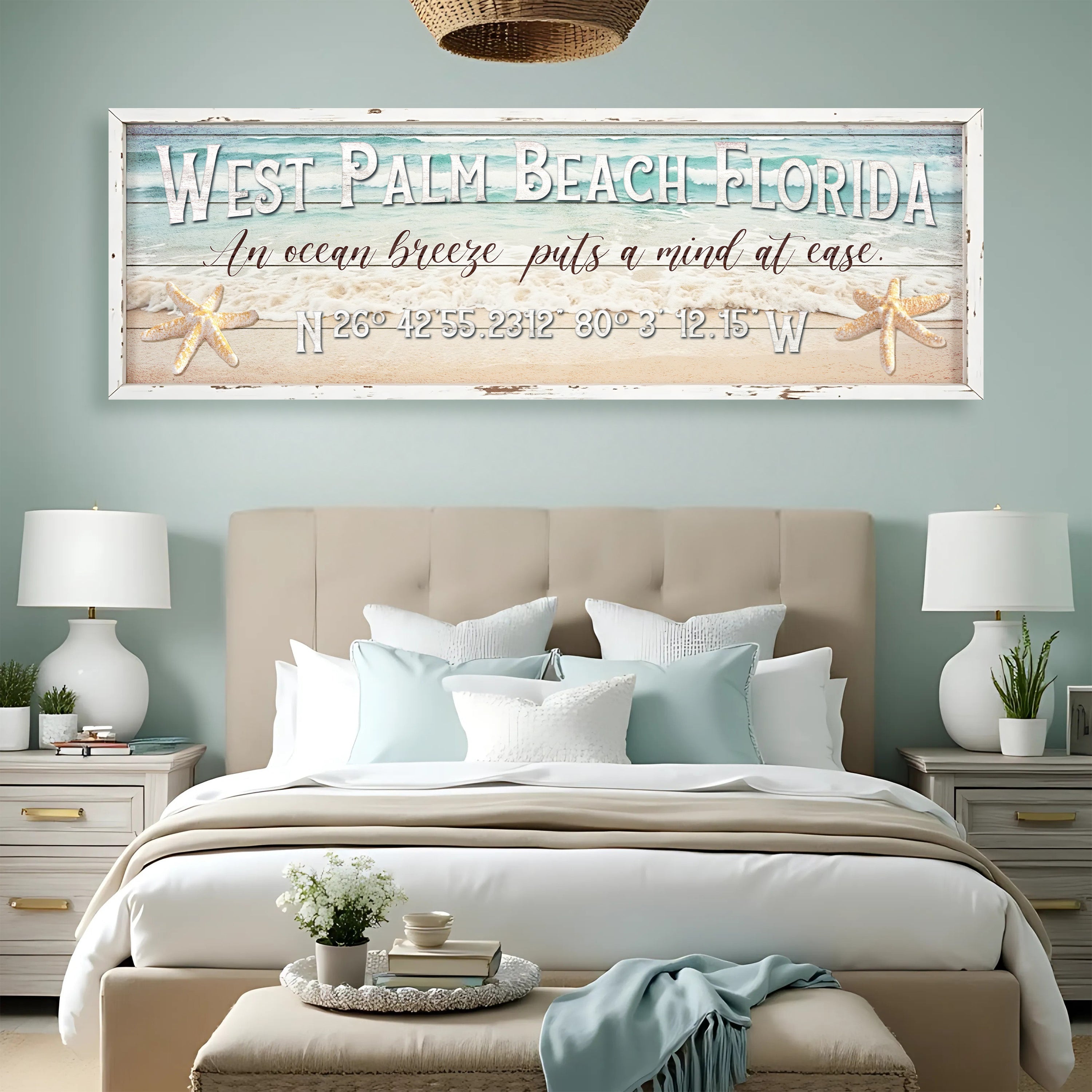 Personalized Beach House Coastal Sign on sale at MyriadMart