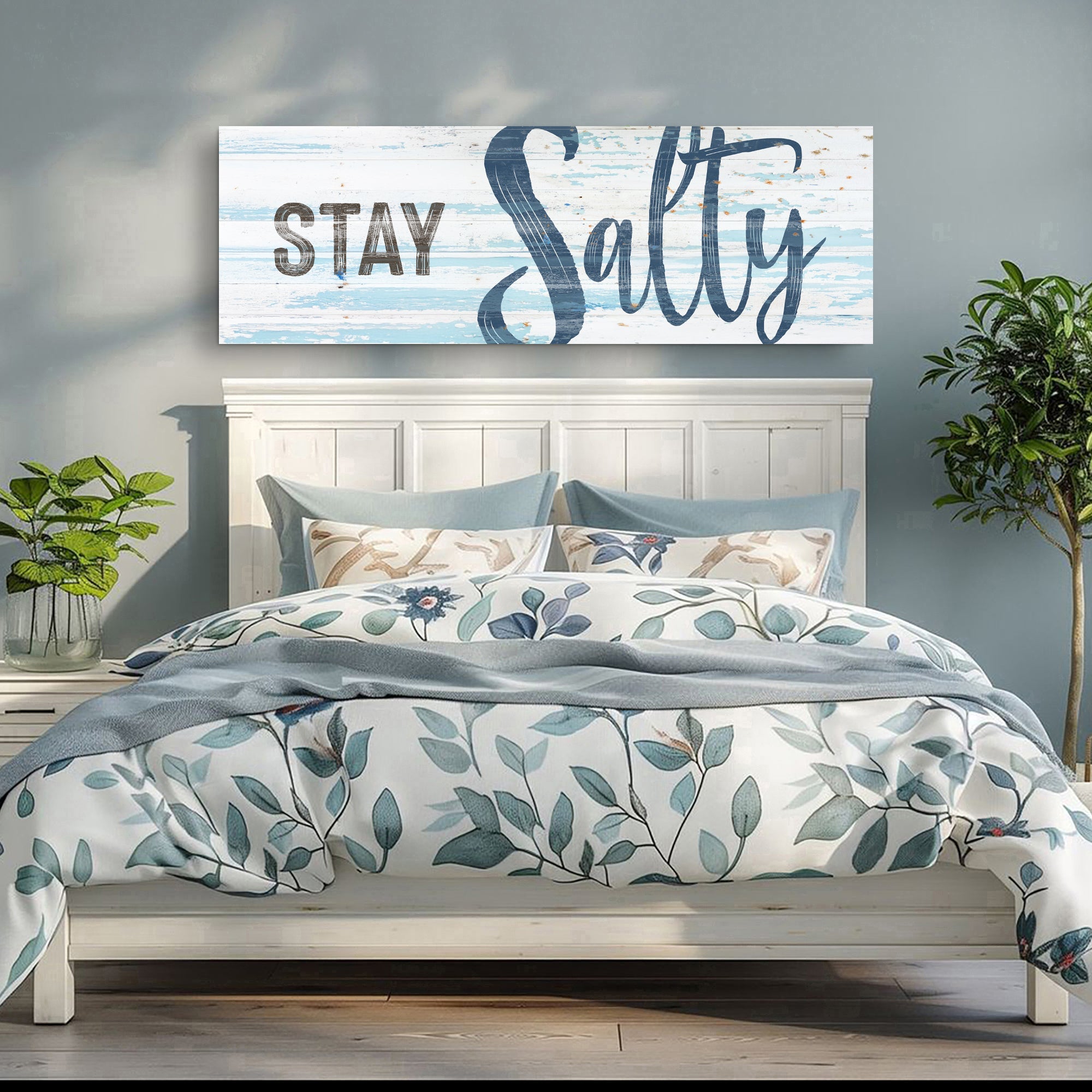 Stay Salty Coastal Sign IX on sale at MyriadMart
