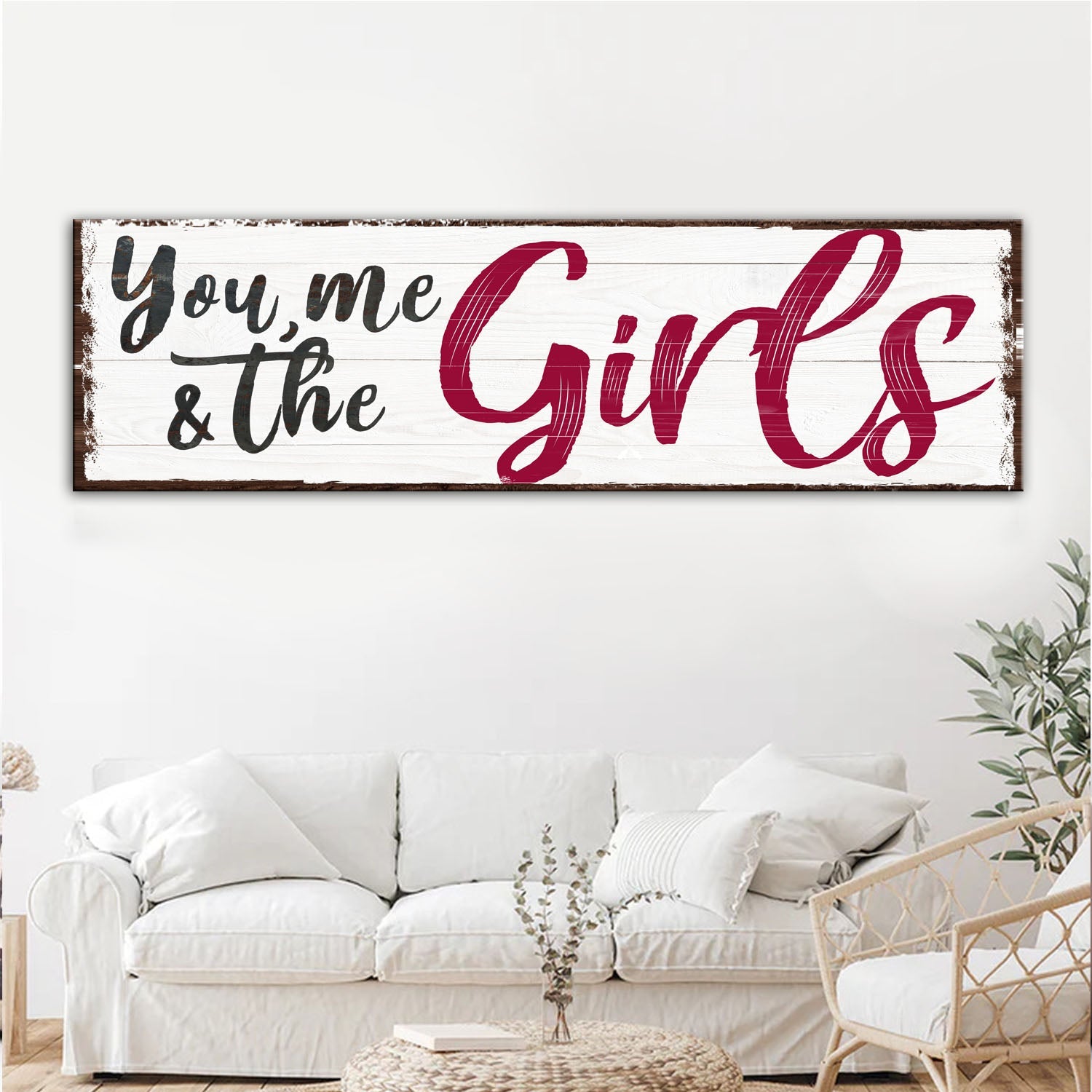You, Me And The Girls Sign III on sale at MyriadMart
