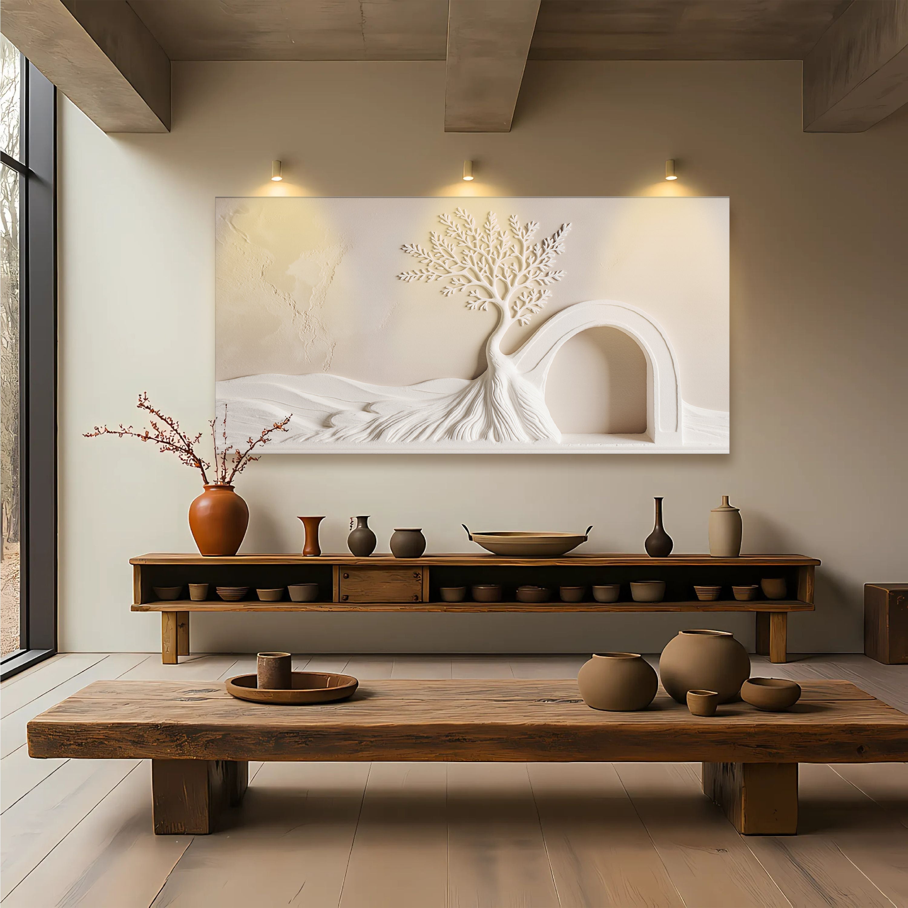 He Is Risen Abstract Wall Art on sale at MyriadMart