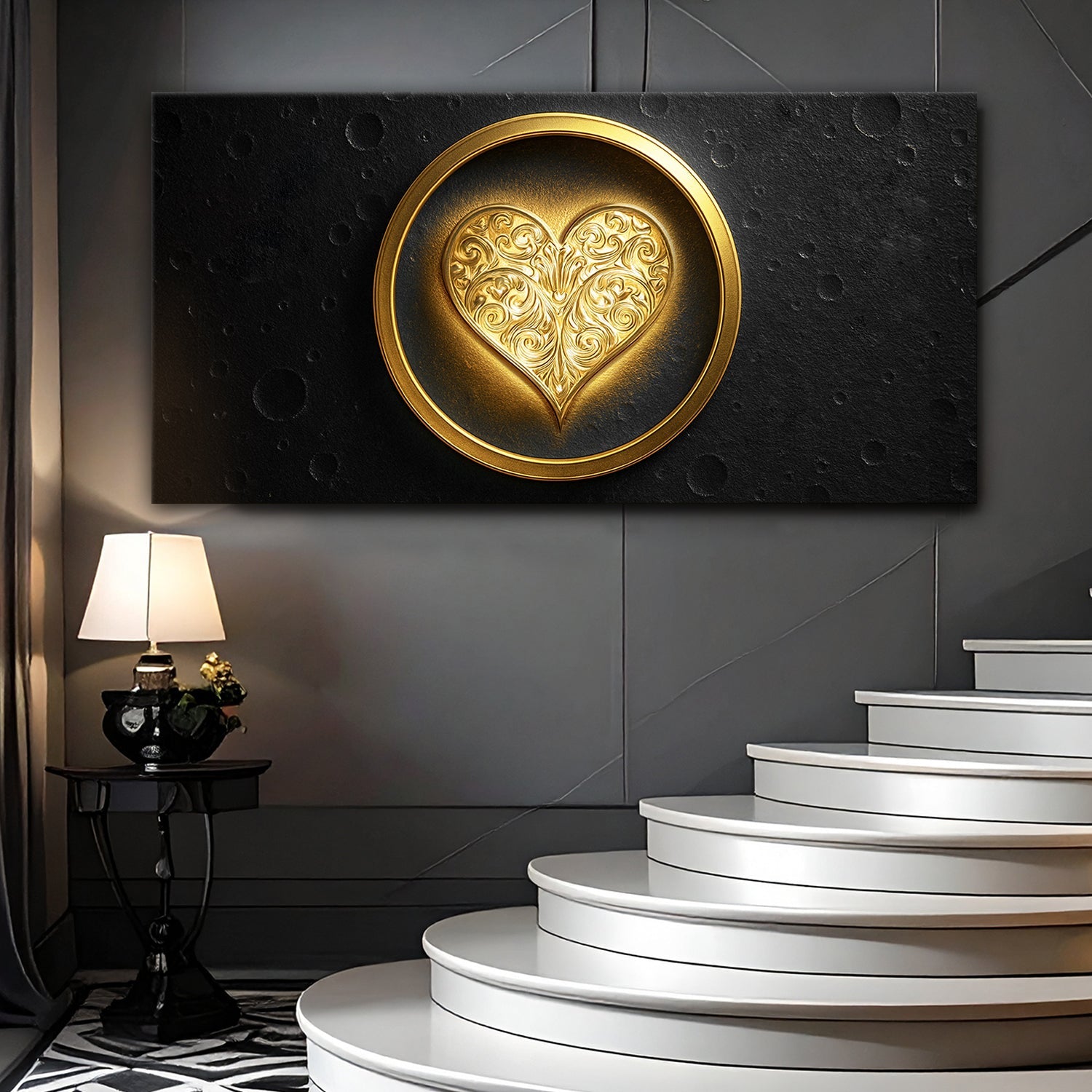 Heart Eclipse Wall Art on sale at MyriadMart