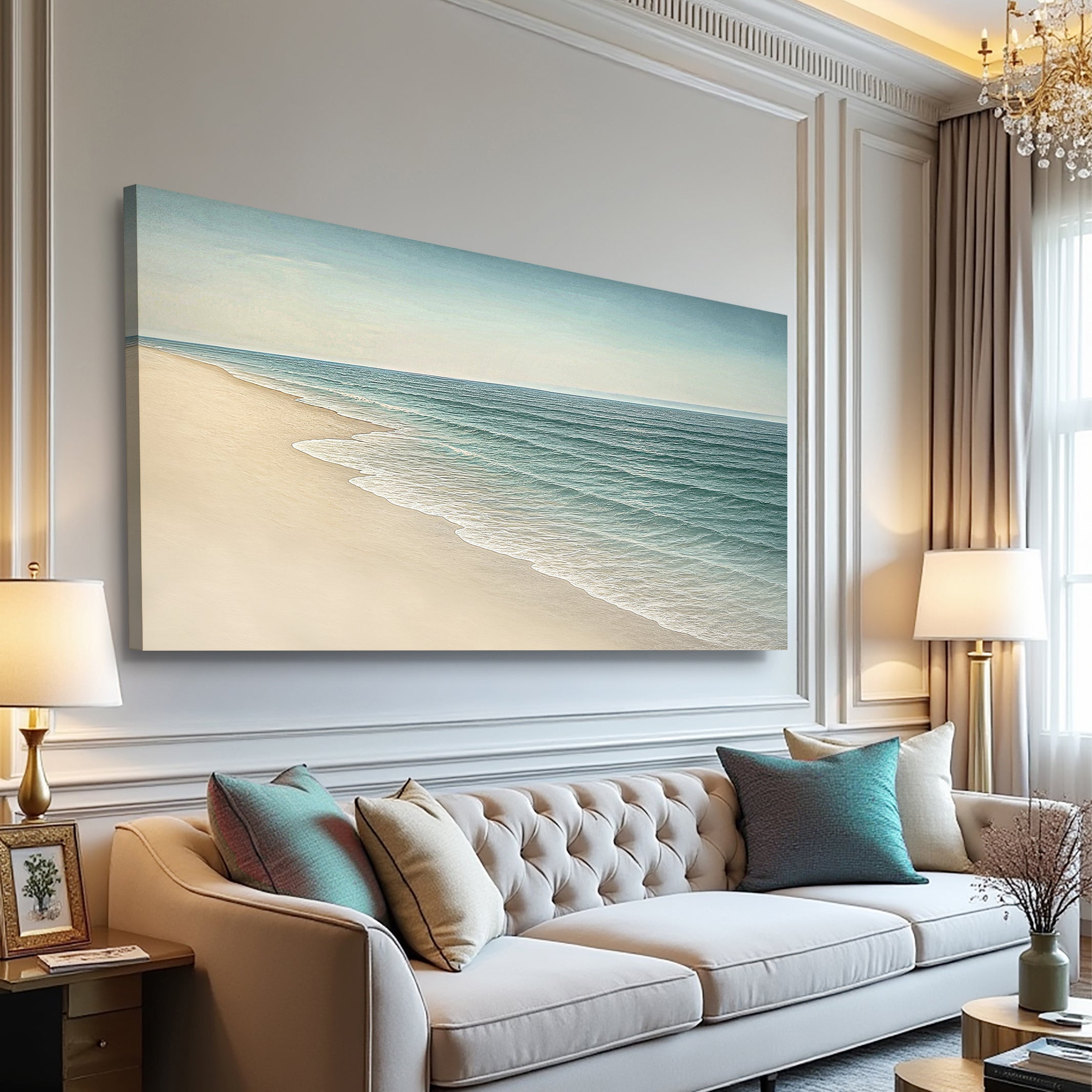 Beach Shoreline Coastal Wall Art II on sale at MyriadMart