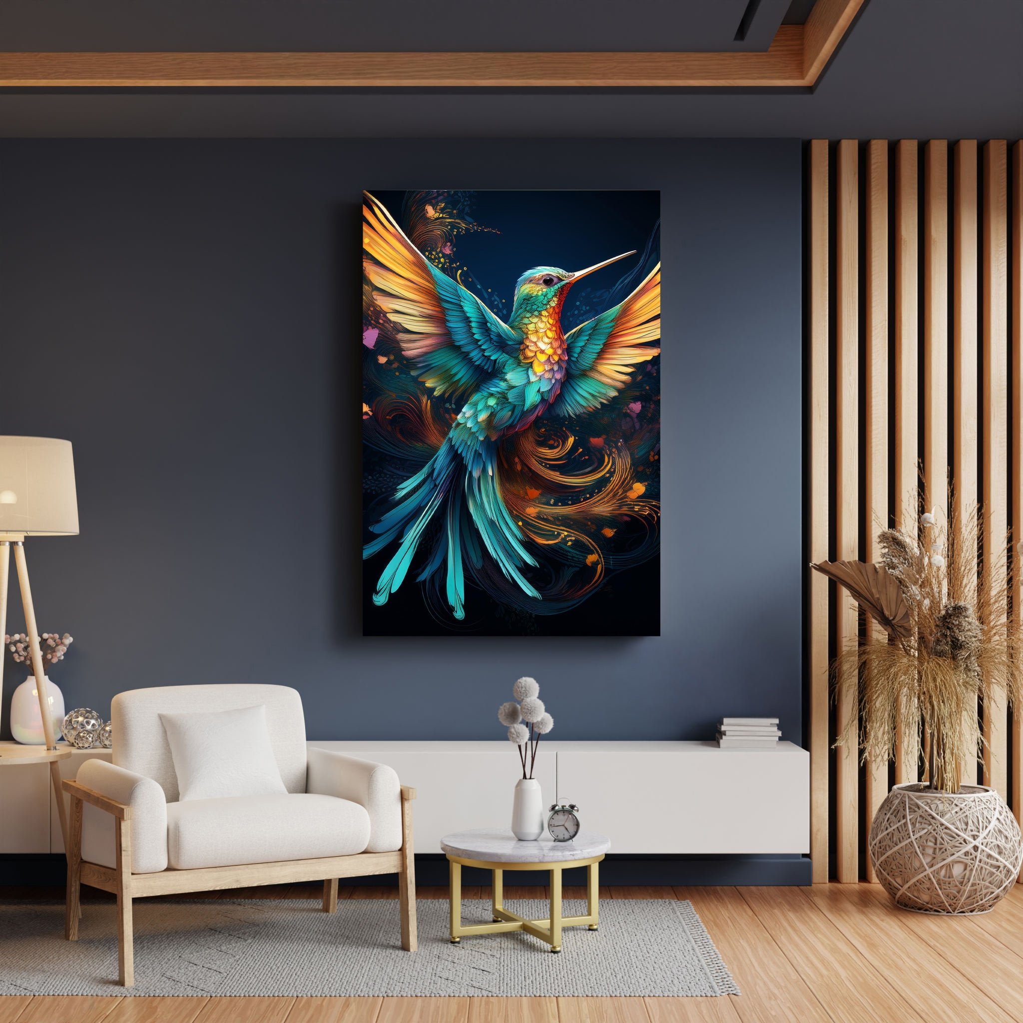 Humming Bird Abstract Wall Art II on sale at MyriadMart