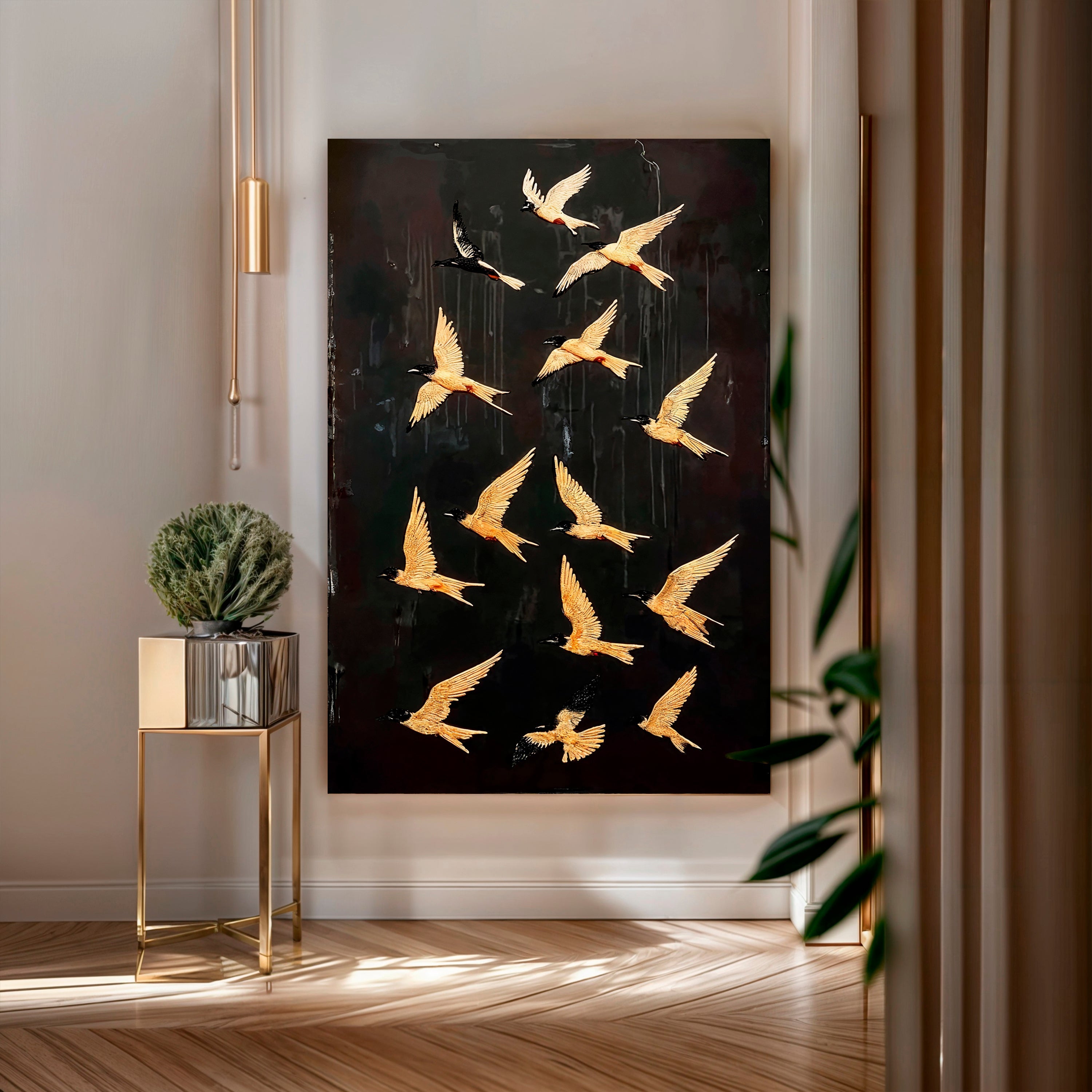 Abstract Flying Swallow Wall Art on sale at MyriadMart