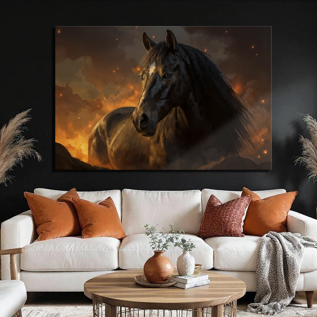 Horse Watercolor Wall Art on sale at MyriadMart
