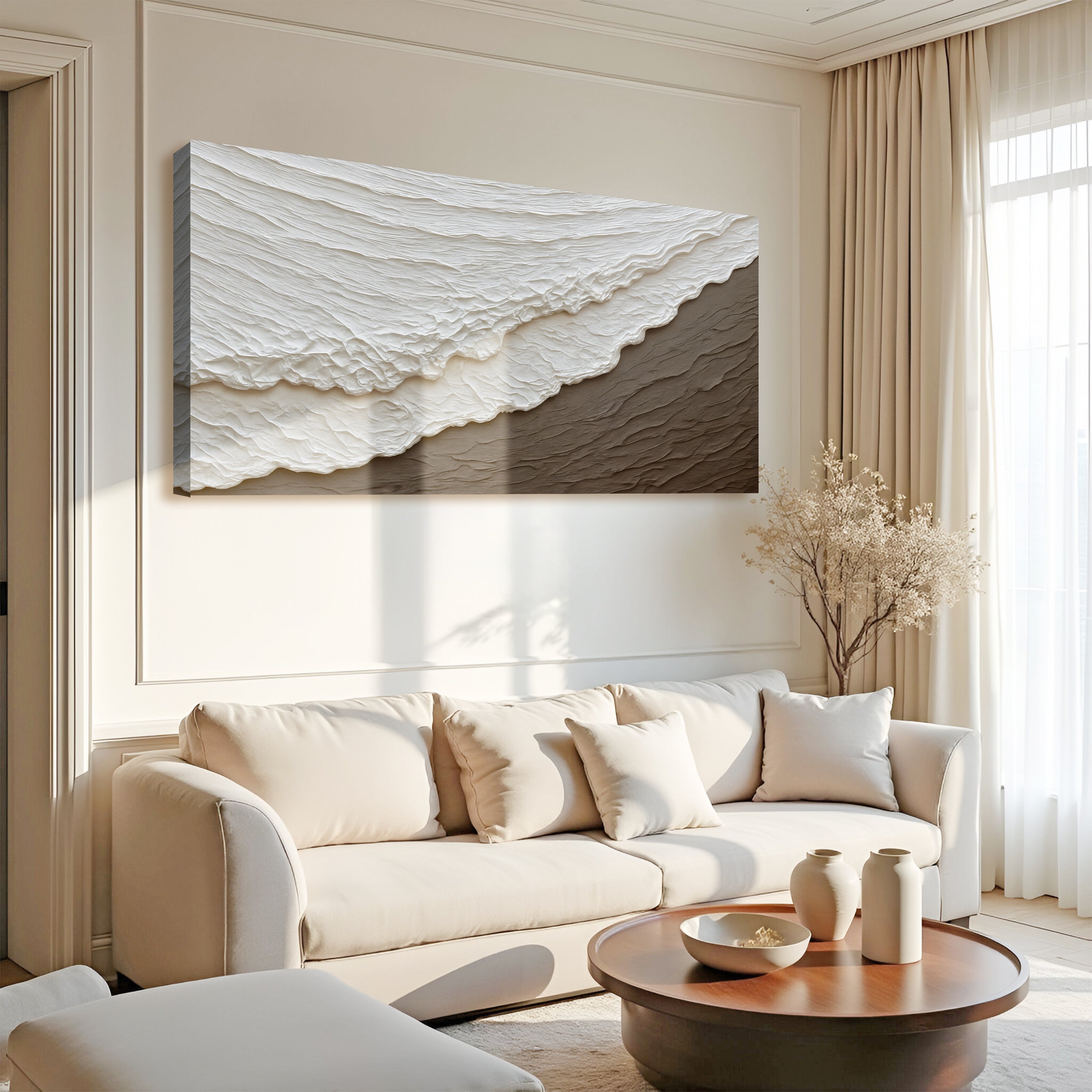 Waves Abstract Wall Art on sale at MyriadMart